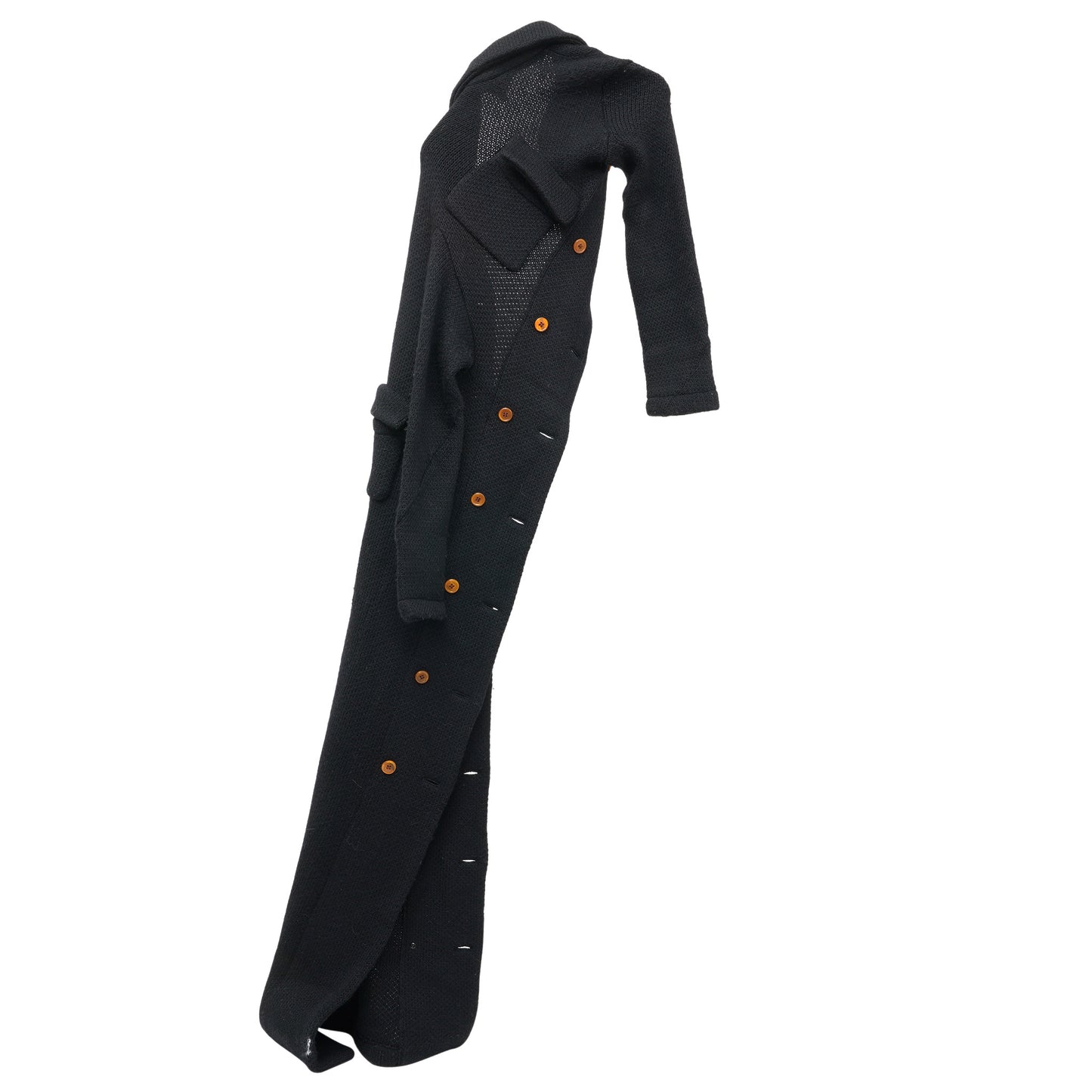 LONG KNIT CARDIGAN / BLACK