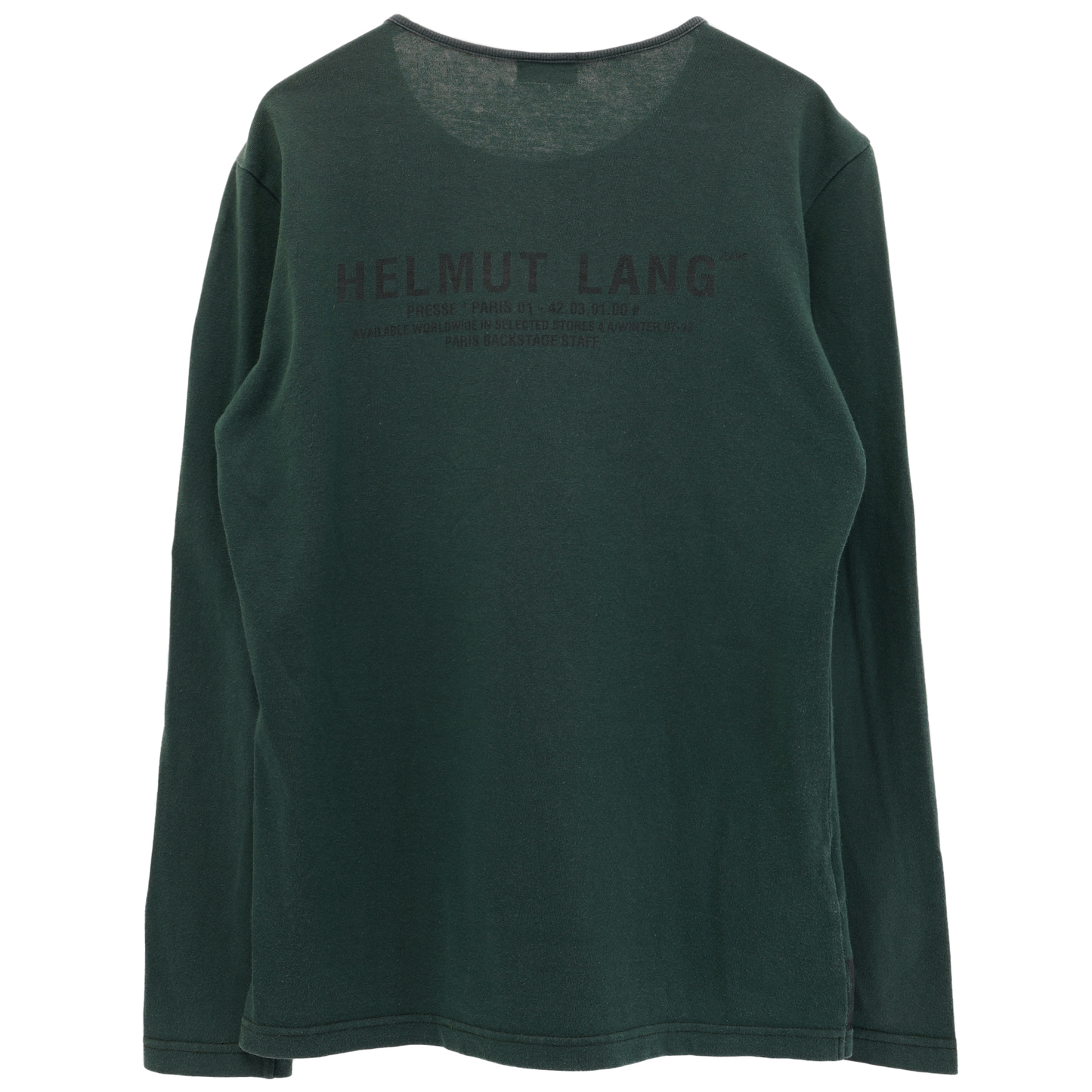 LONG SLEEVE TOP / GREEN