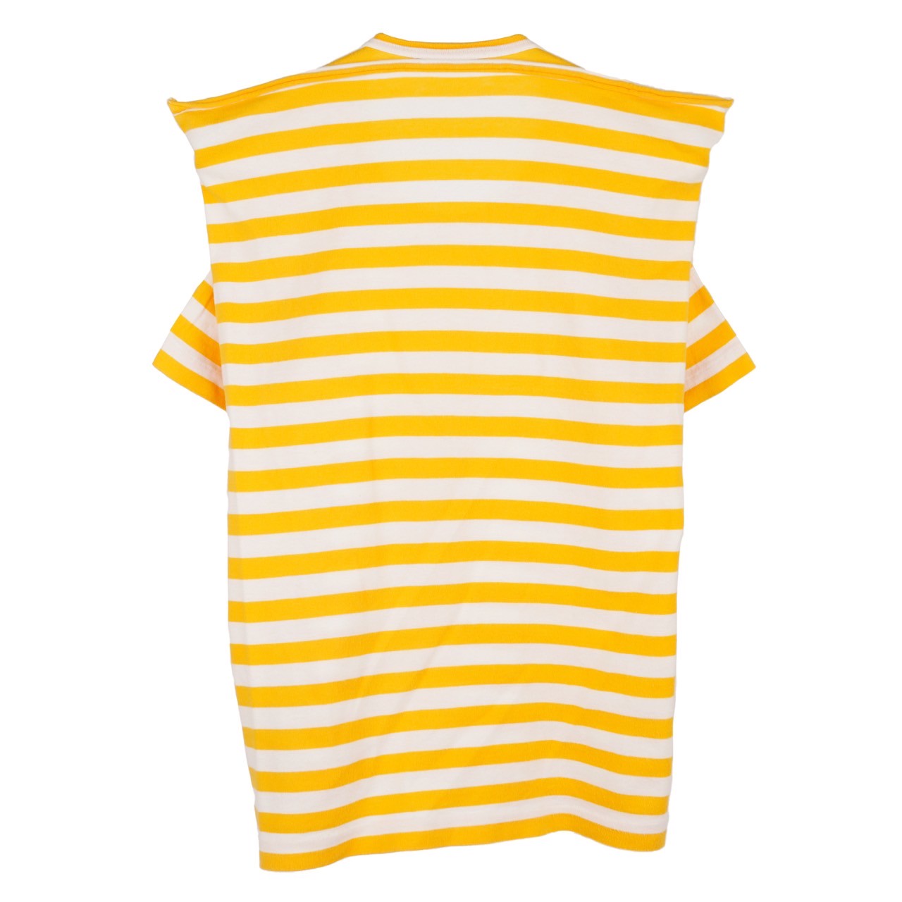 STRIPE T-SHIRT / YELLOW&WHITE