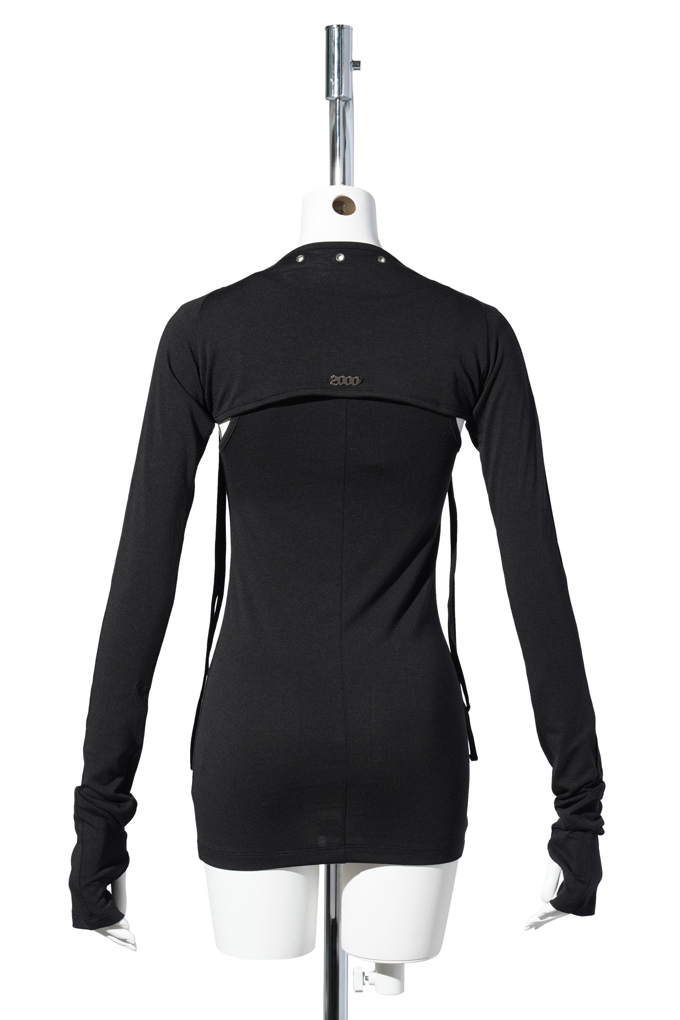 EYELET BOLERO SET-UP / BLACK