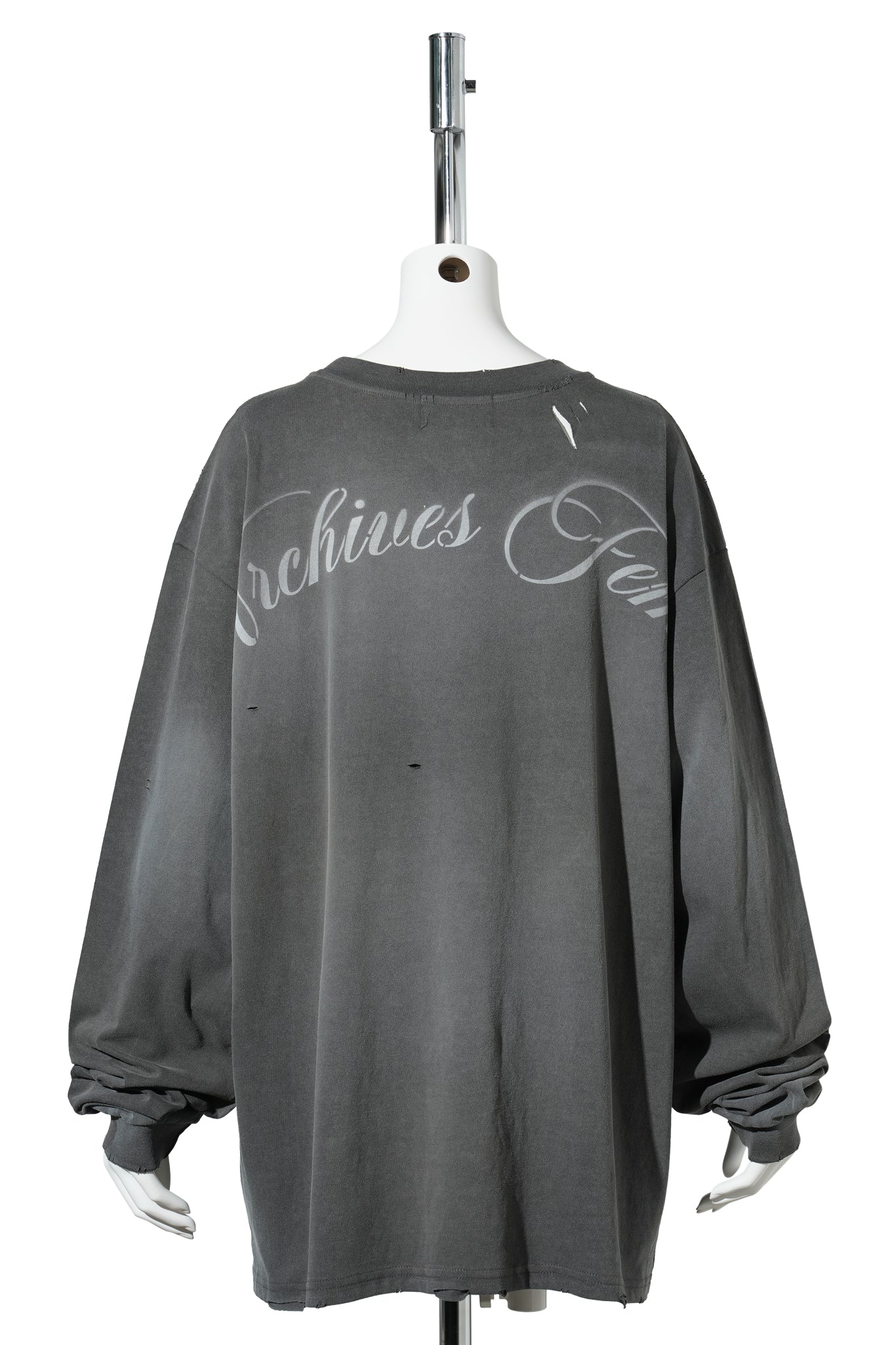 VINTAGE AXE OVERSIZED T-SHIRT / CHARCOAL