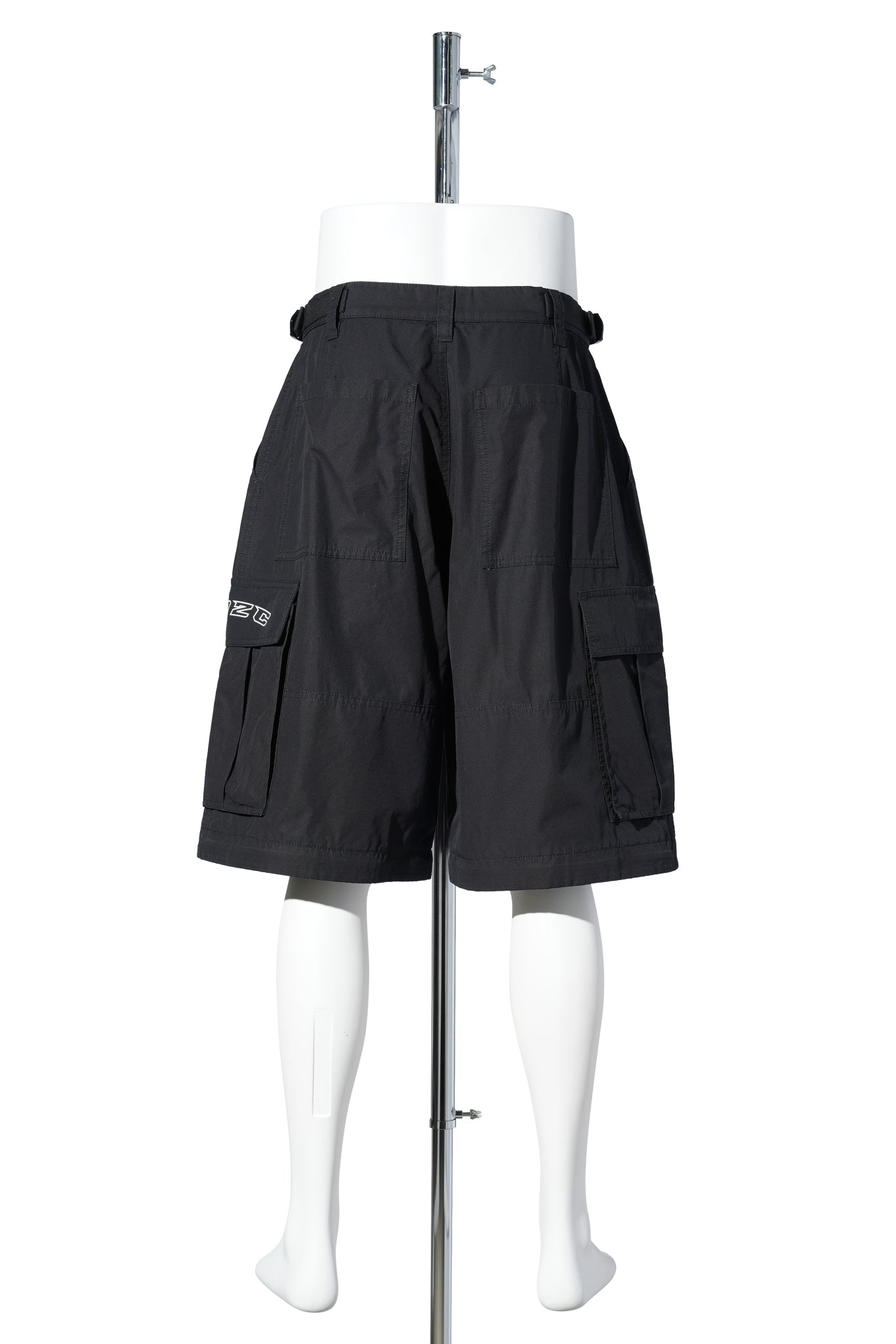 "DOUBLE-EDGED SWORD" CARGO PANTS / BLACK