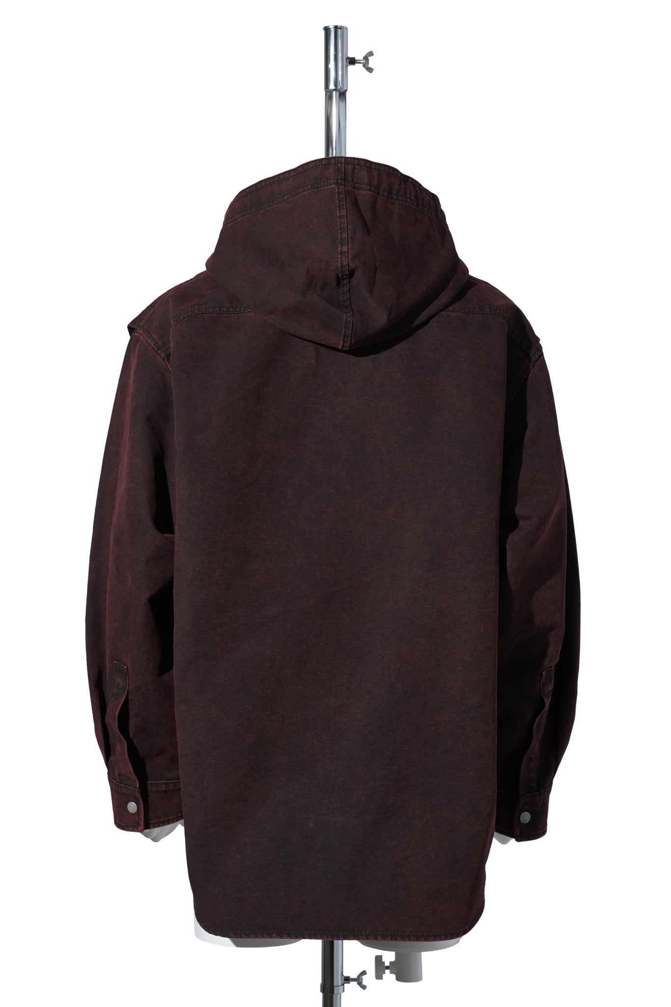 OSIBRA DOUBLE DYED HEAVY COTTON SATIN / BURGUNDY