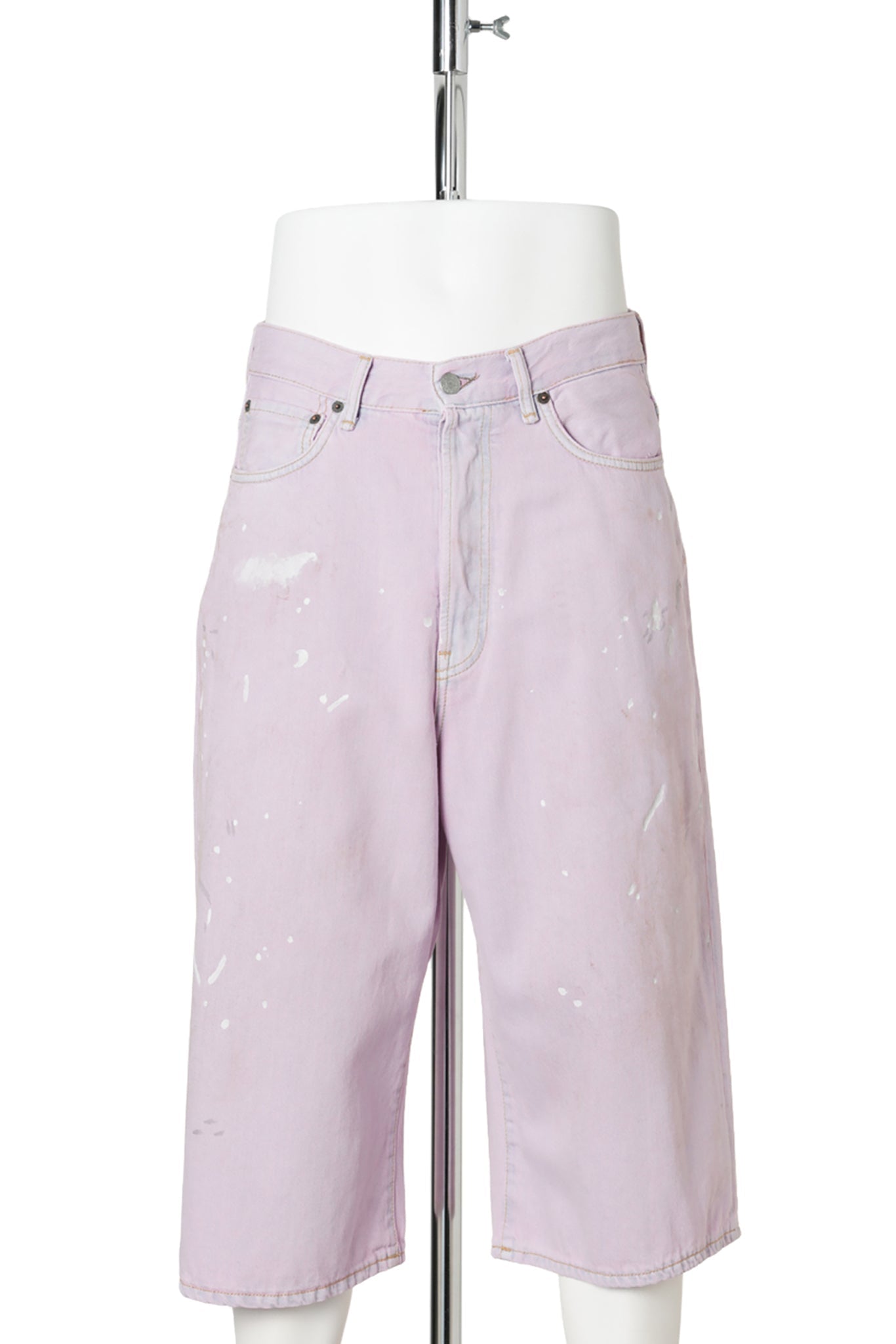 PINK DENIM SHORTS / 415:PINK