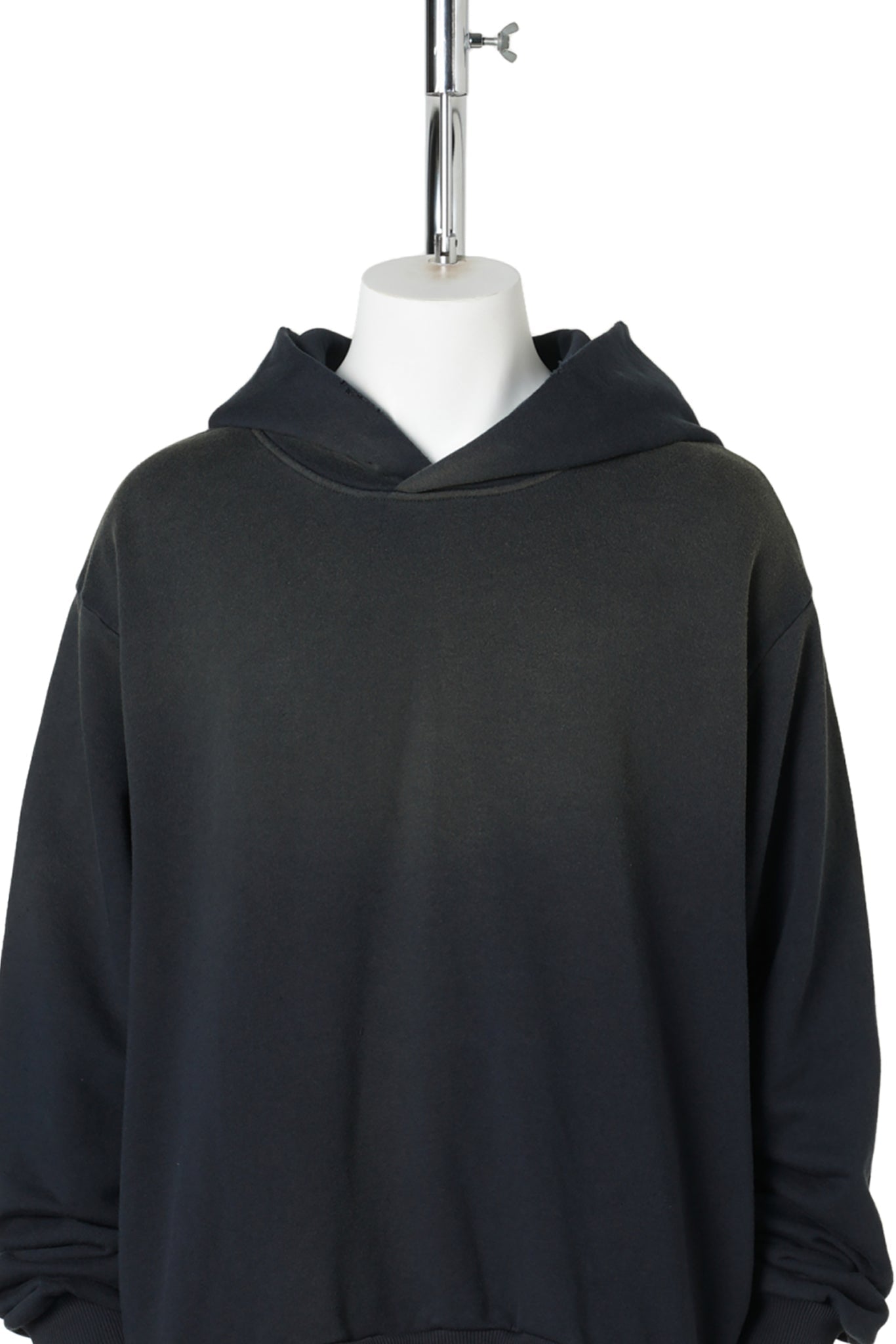 FLEECE LOGO HOODIE / 900:BLACK