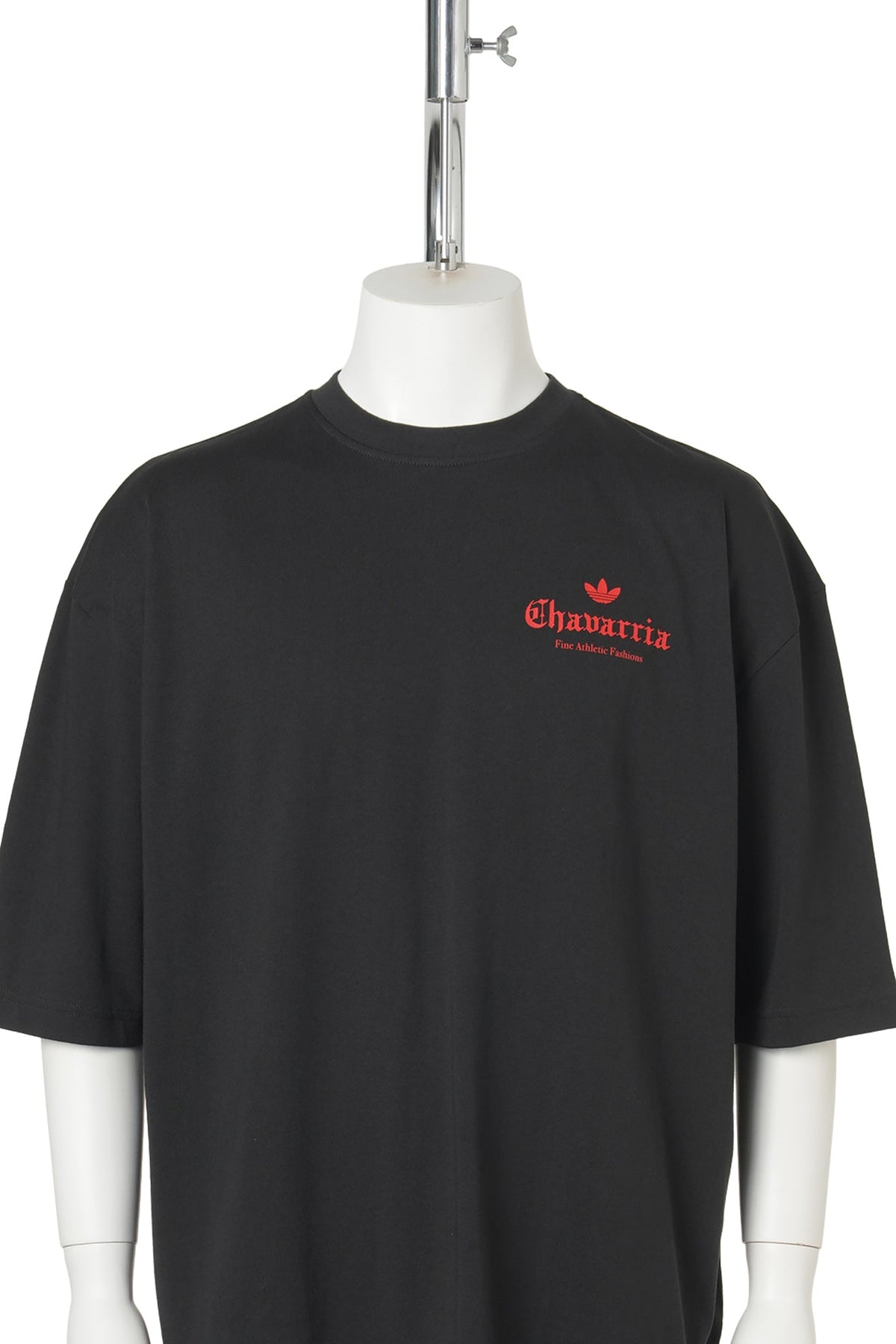WC ROSE TEE / BLACK/RED