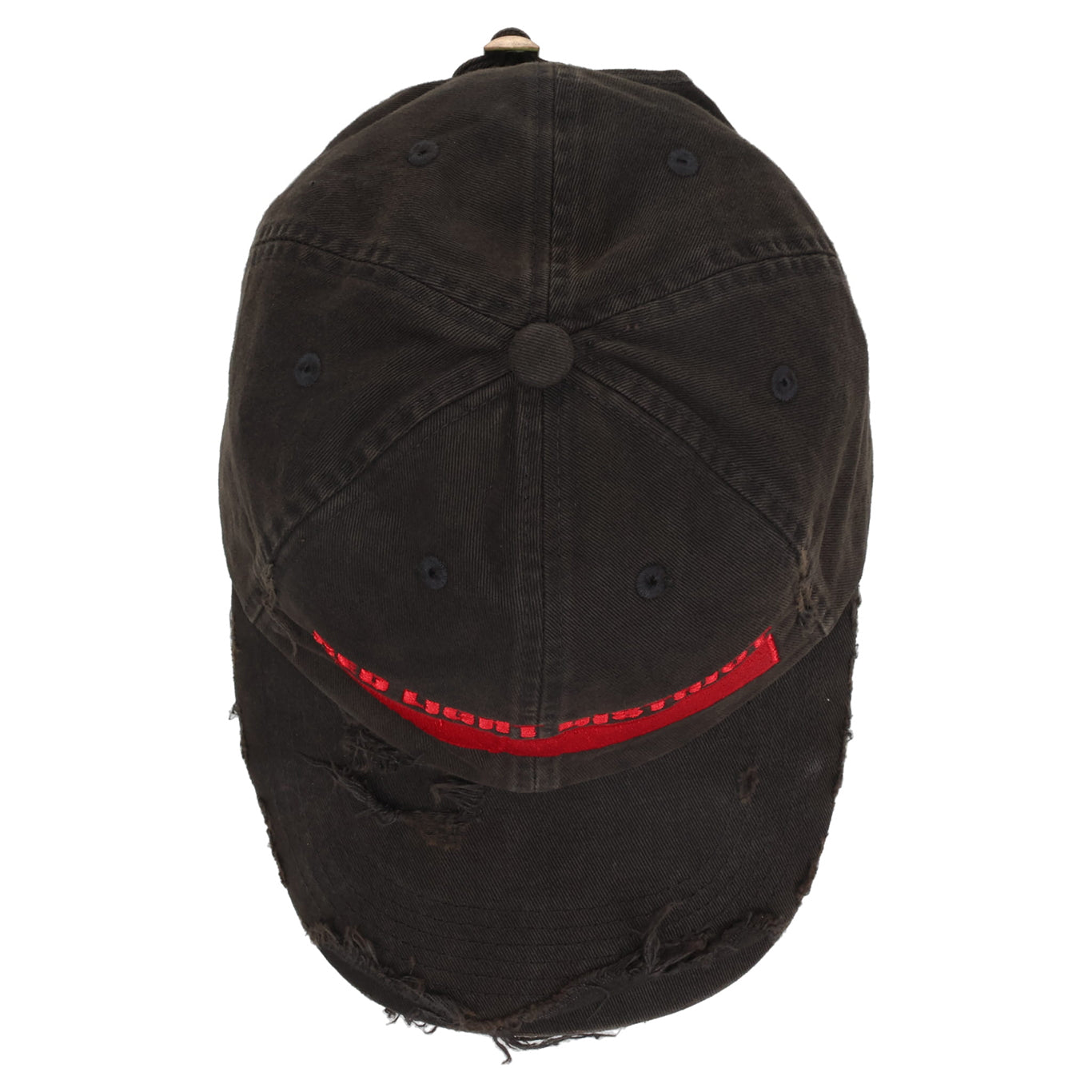 RED LIGHT DISTRICT CAP / VINTAGE BLACK