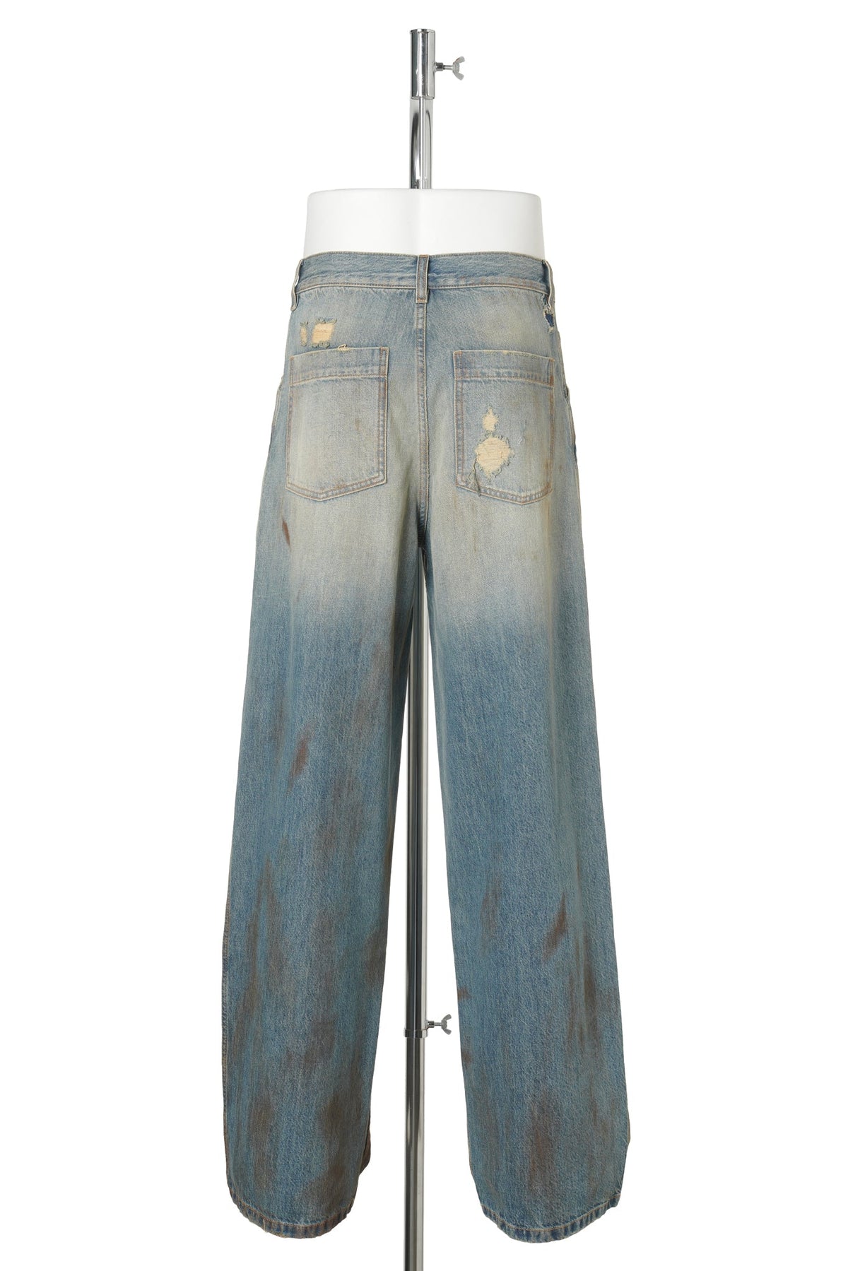 KEDAR STRAIGHT LEG LOOSE WORKWEAR TROUSERS / 053:VINTAGE BLUE