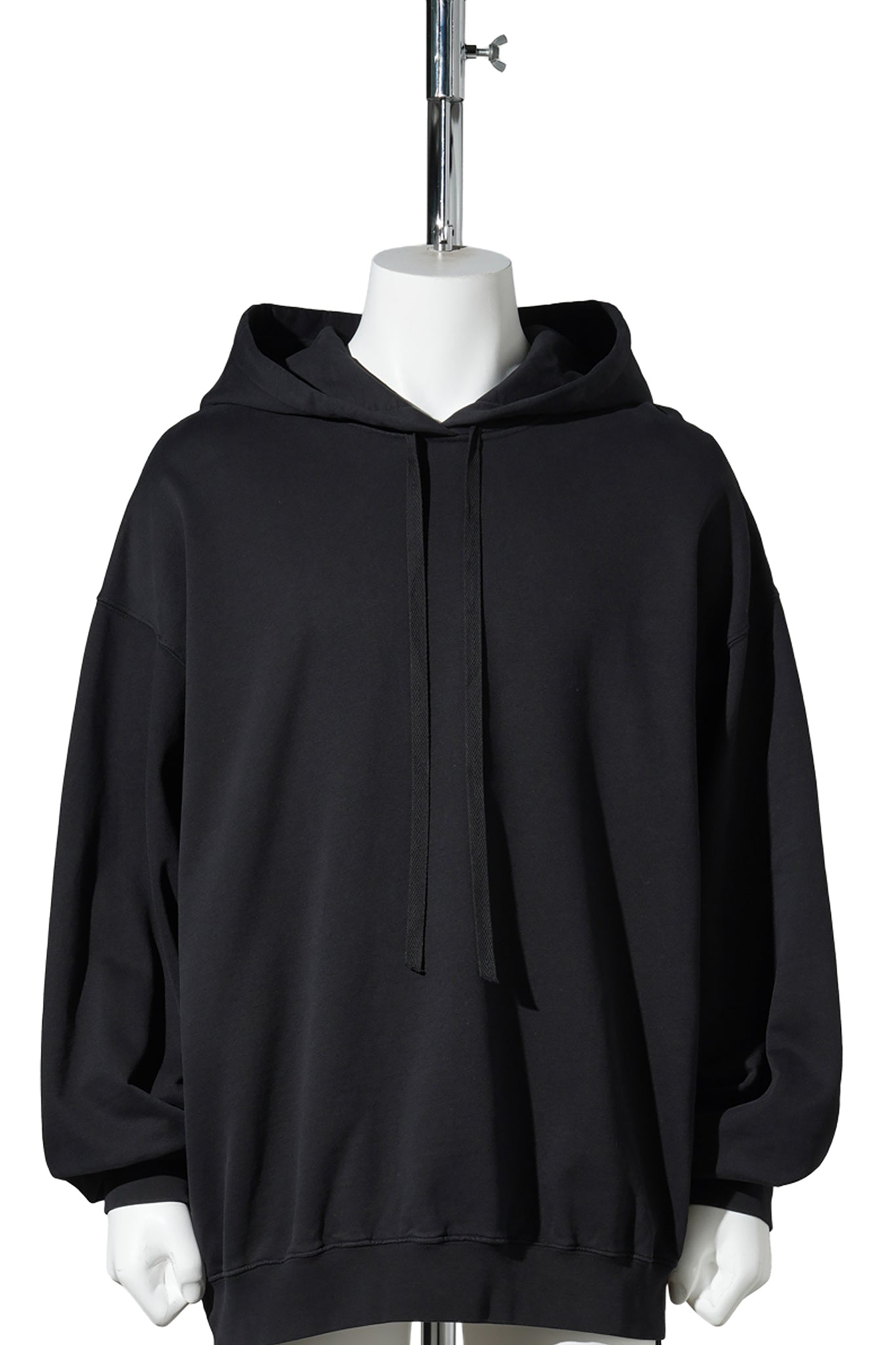 BARDI COMFORT HOODIE SWEATSHIRT WITH "FRAME" PRINT / 099:BLACK