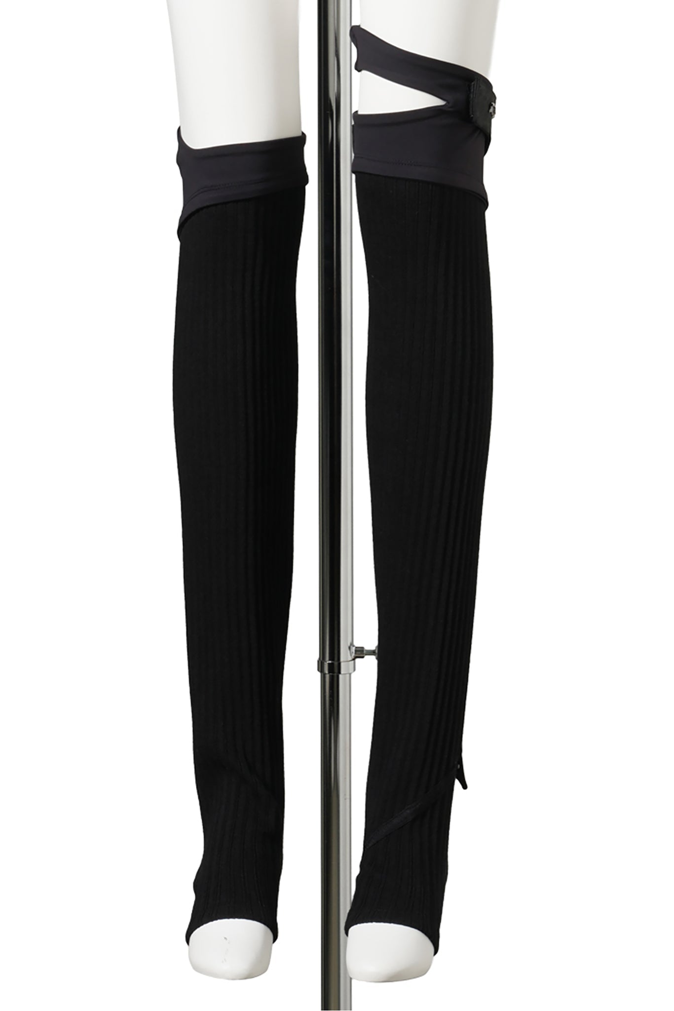 ASYMMETRIC LEG WARMER / BLACK