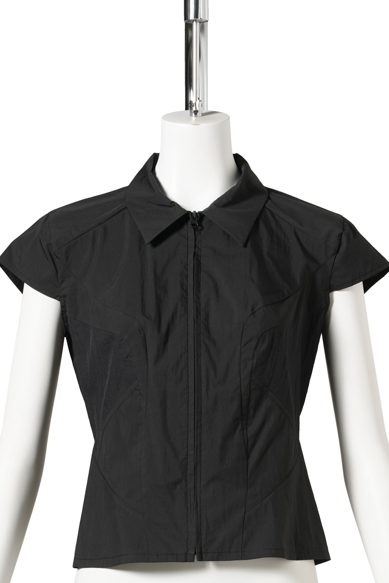HALF SLEEVE SHIRT / BLACK