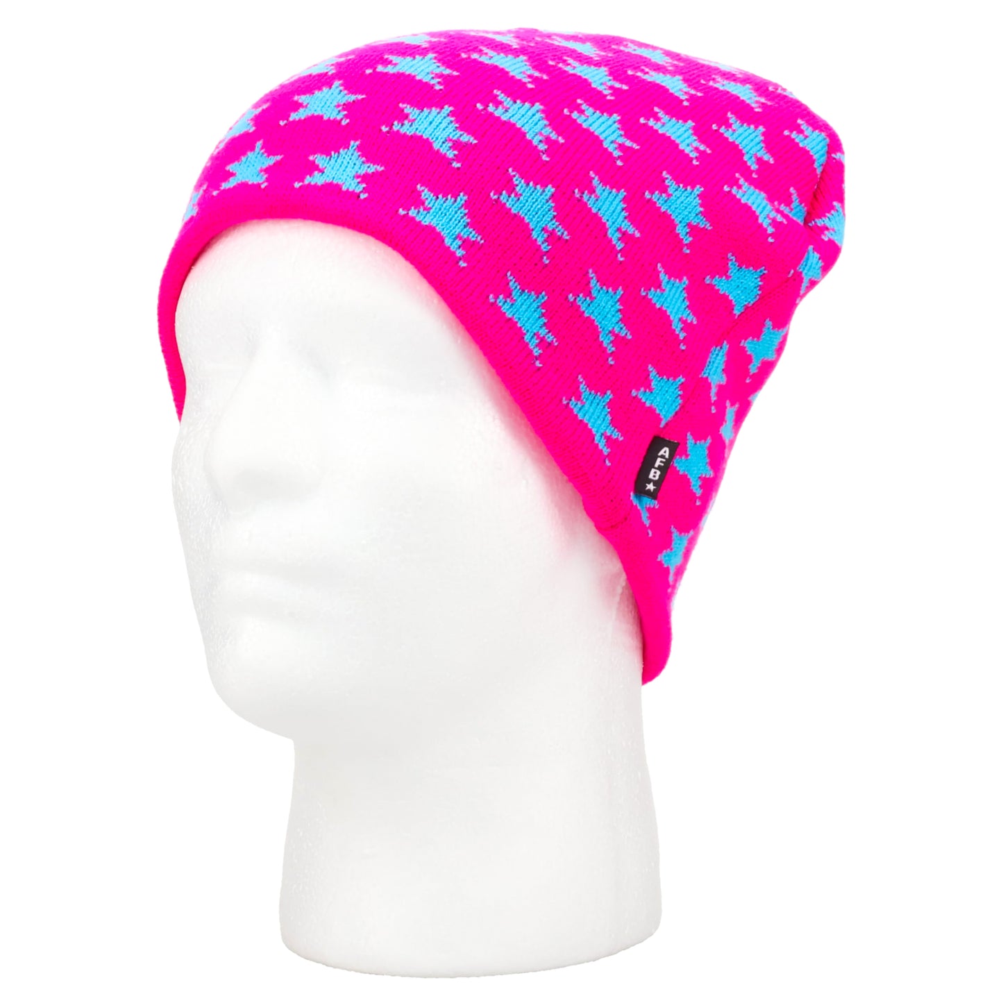 STAR SINGLE BEANIE / PINK