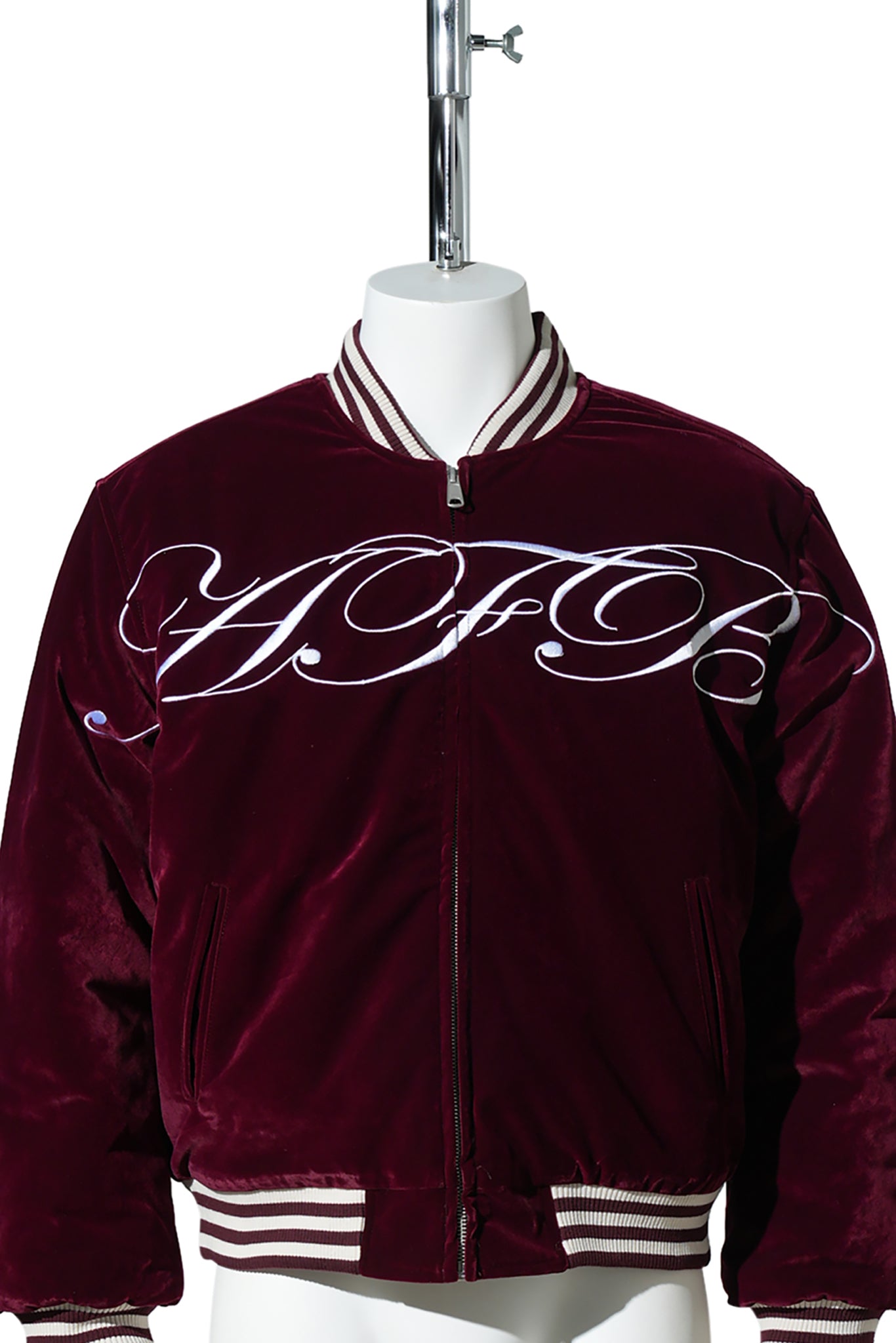 SIGNATURE BOMBER JACKET / WINE