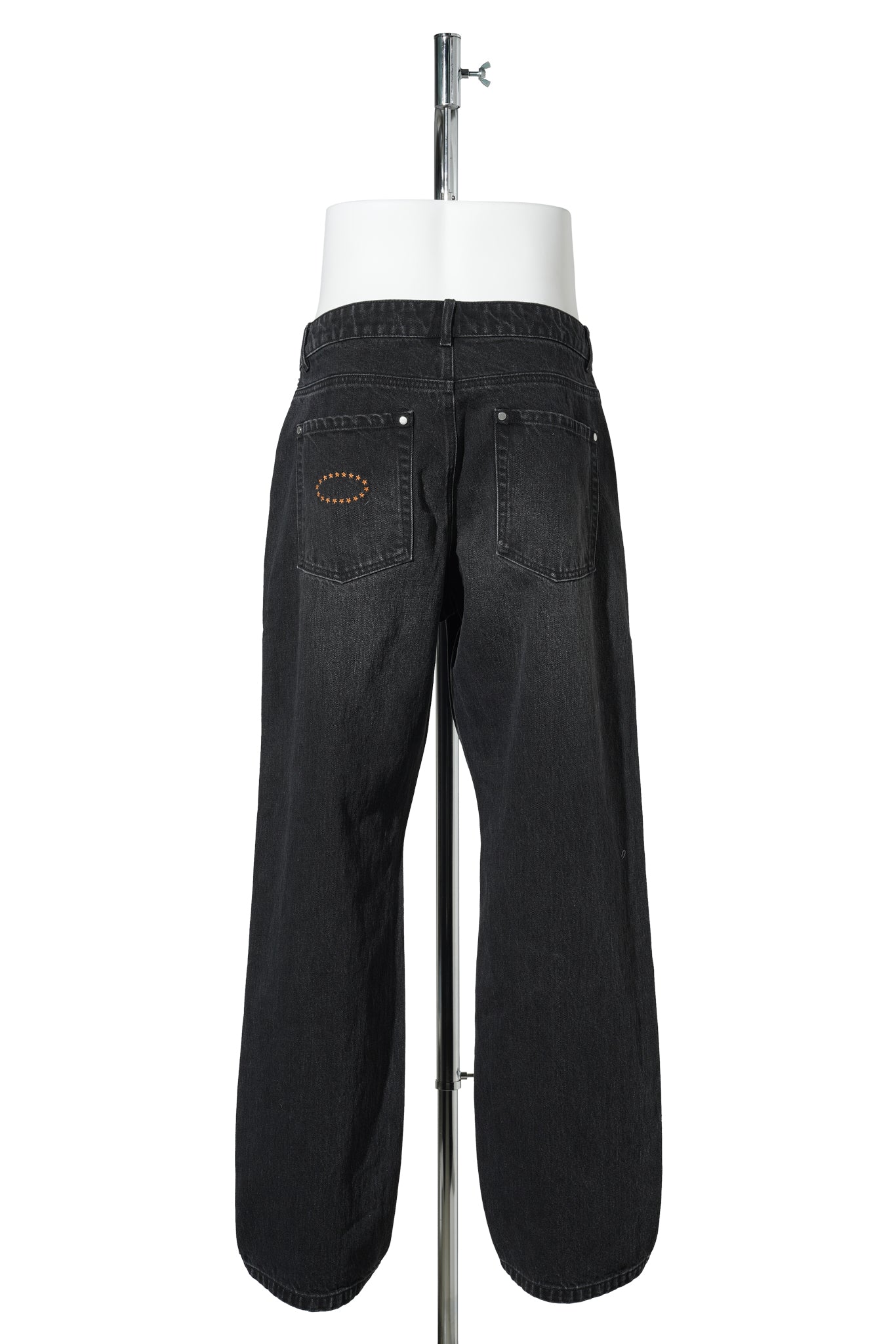 STREET STRAGHT PANTS / BLACK