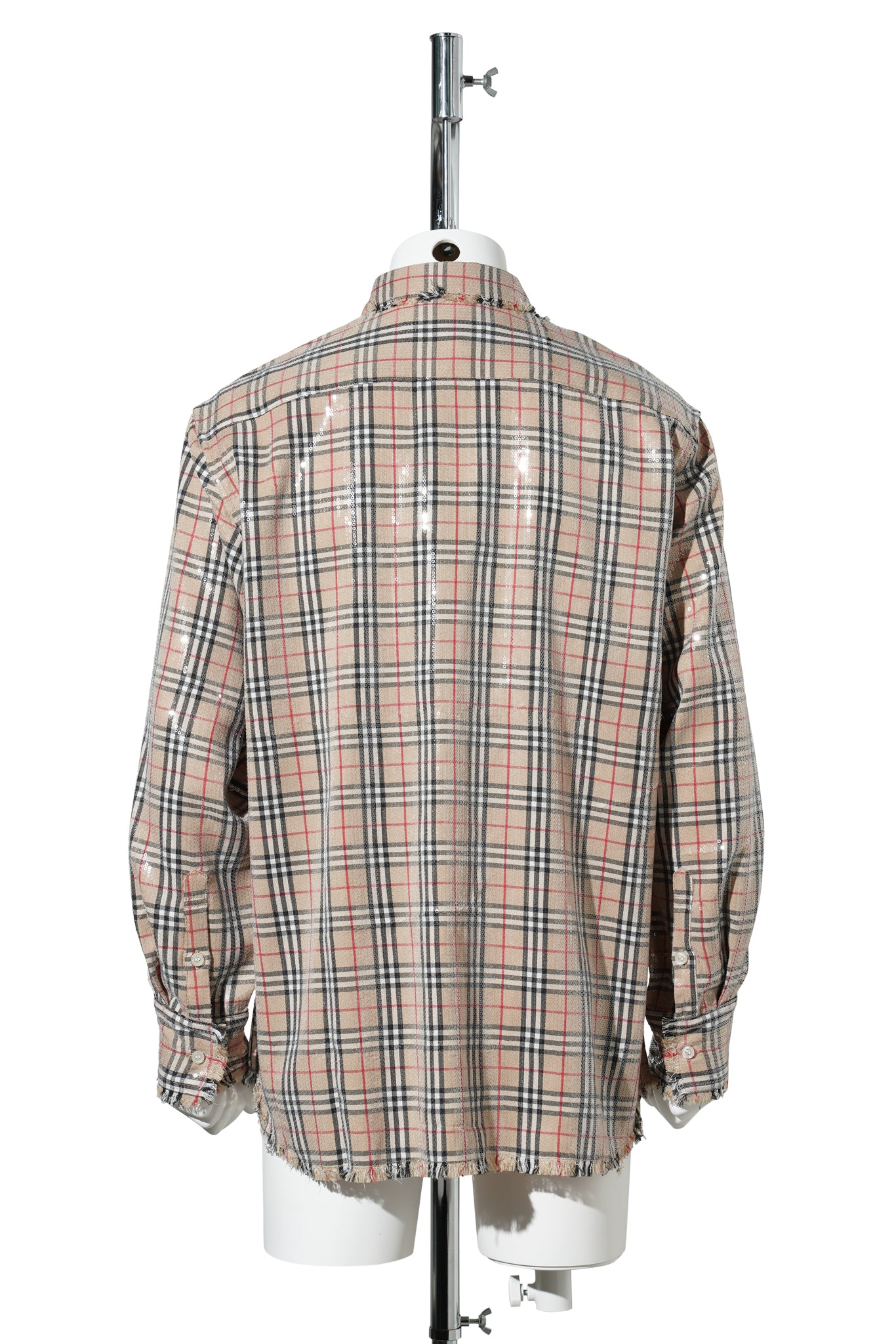 SPANGLE SHIRTS / BEIGE