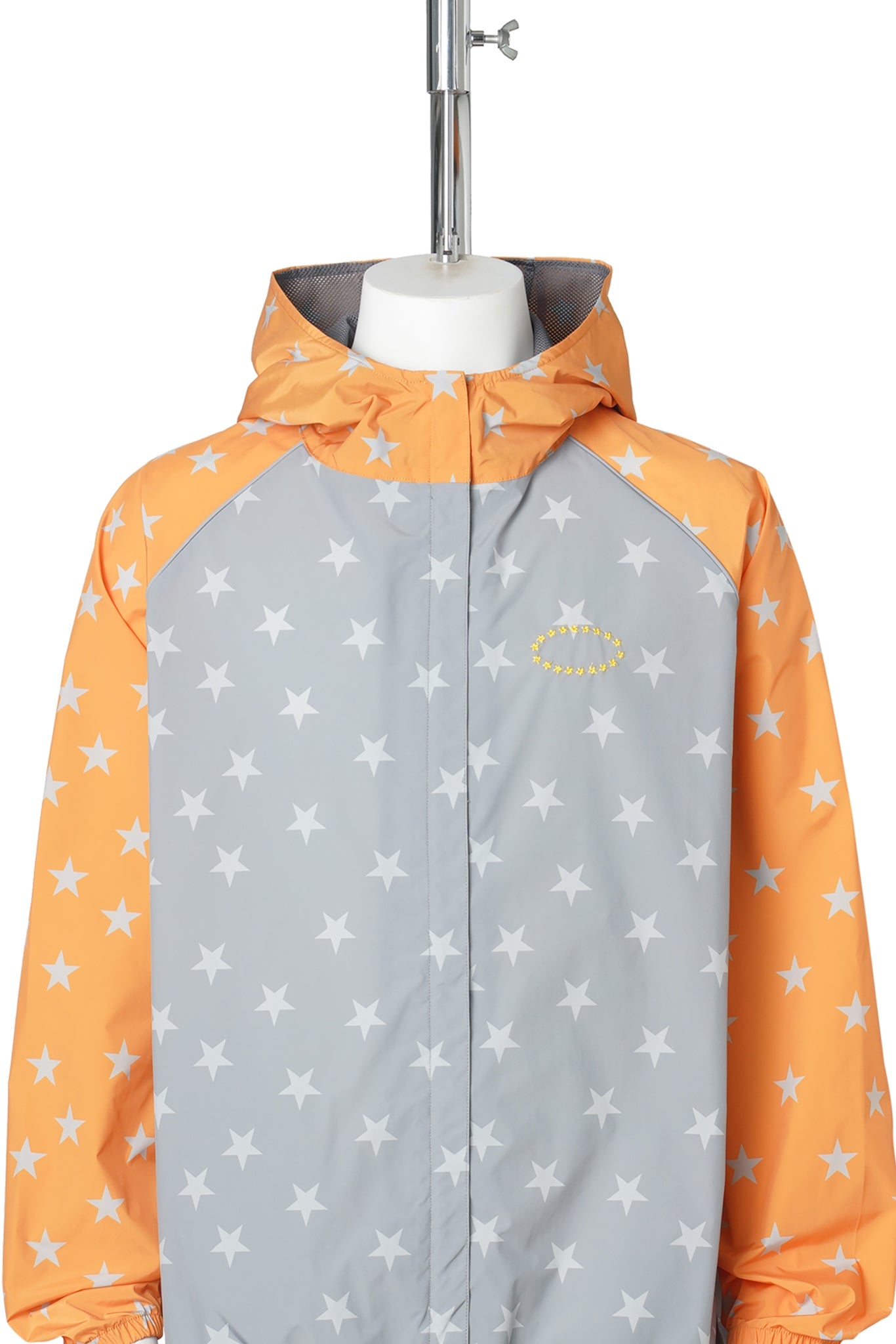 TWO TONE STAR PARKA / GRAY
