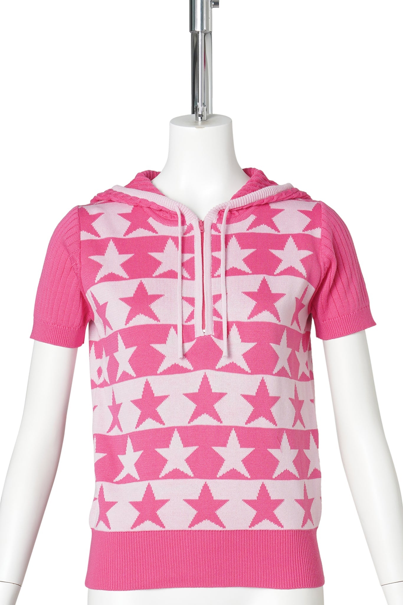 WMS STAR SS KNIT PARKA / PINK