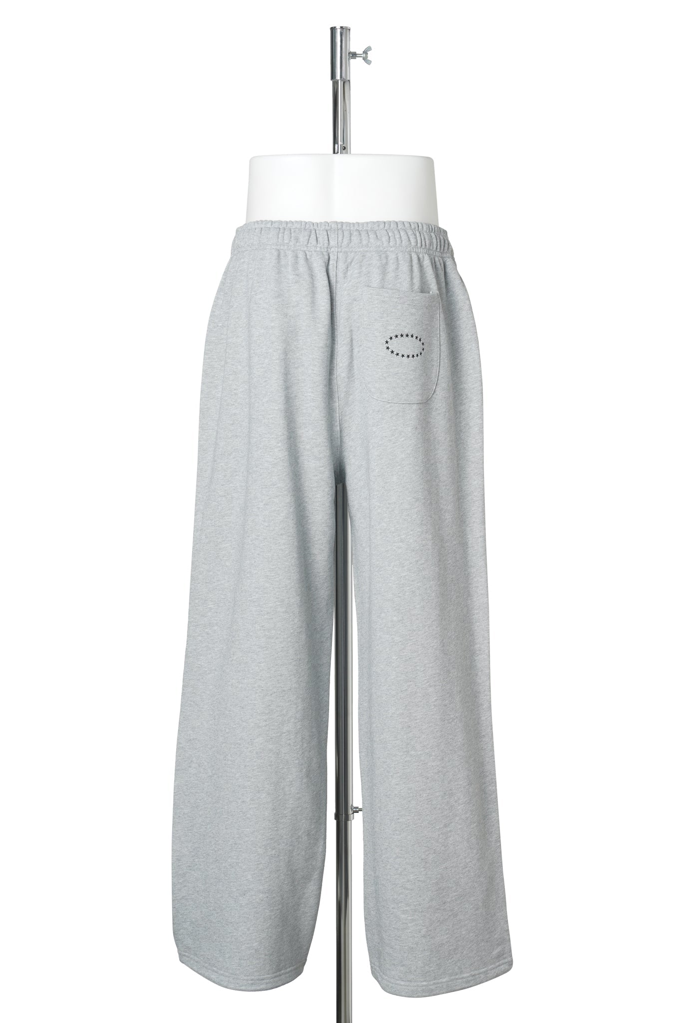STUDDED BAGGY SWEAT PANTS / GRAY