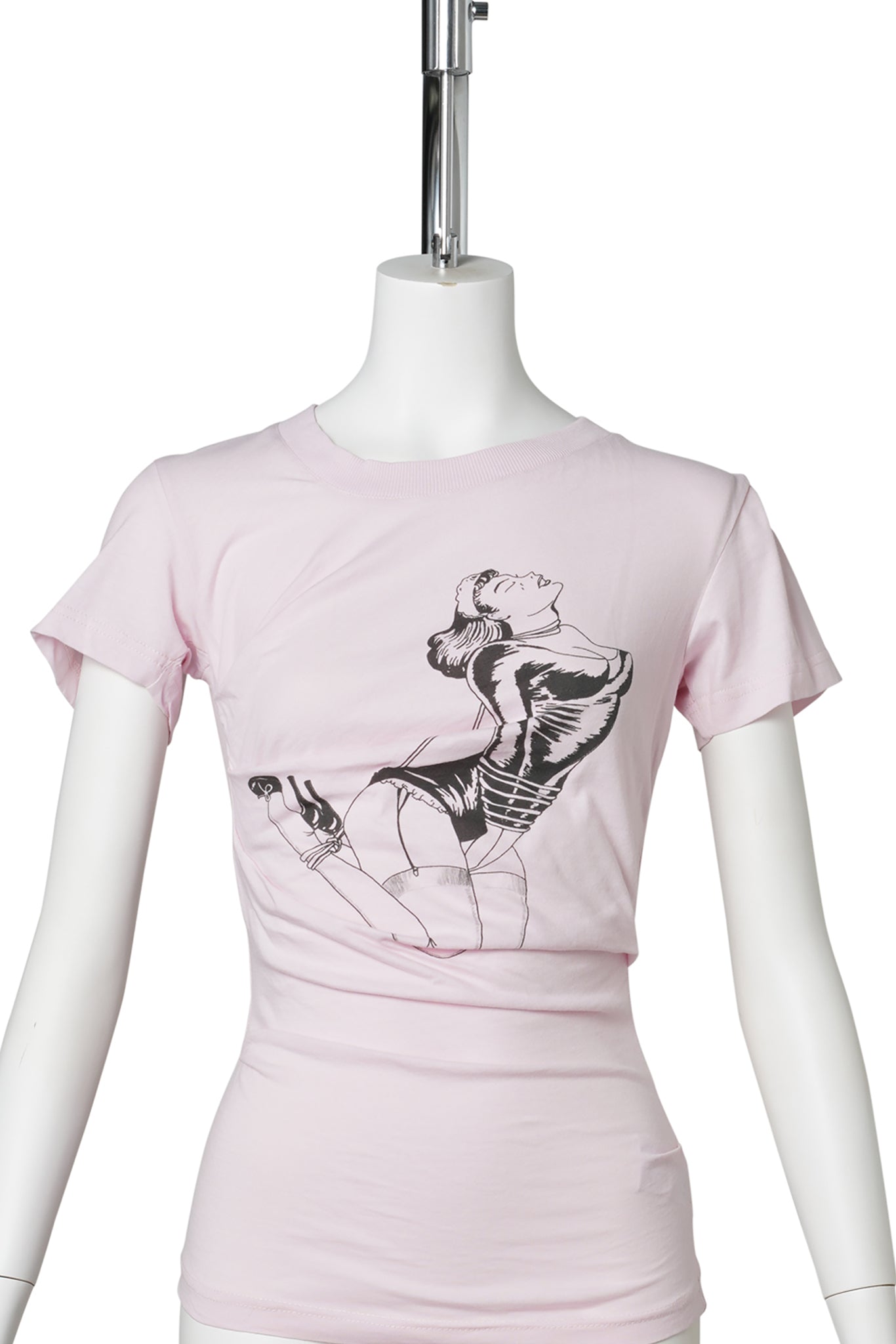 LIFTED T-SHIRT / LIGHT PINK