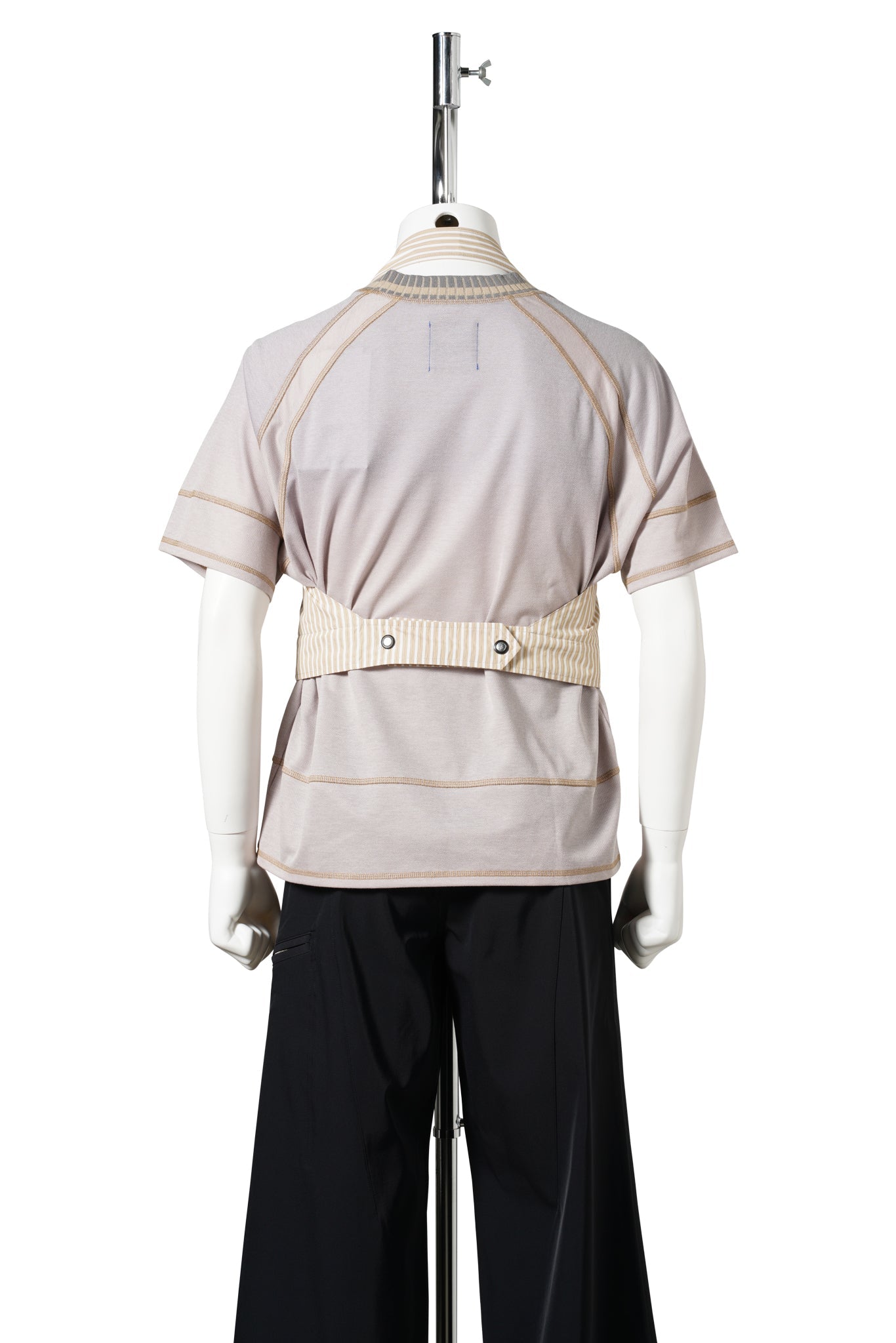 MIRBELIOIDS APRON / 200:BROWN STRIPE