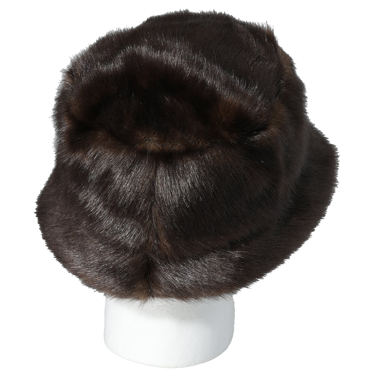 FUR BUCKET HAT / DARK BROWN