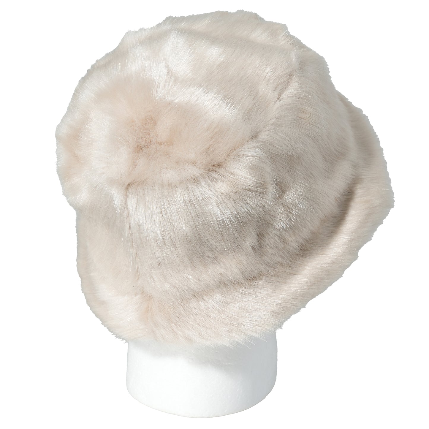 FUR BUCKET HAT / IVORY