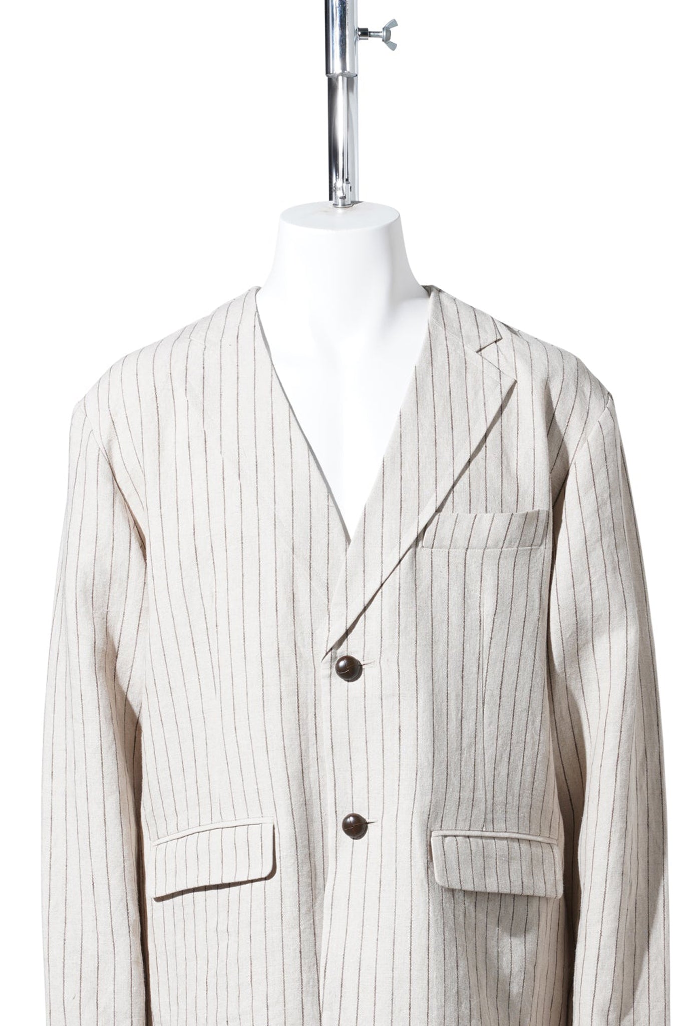 FAKE JACKET/BROTHERS JACKET / ECRU STRIPE