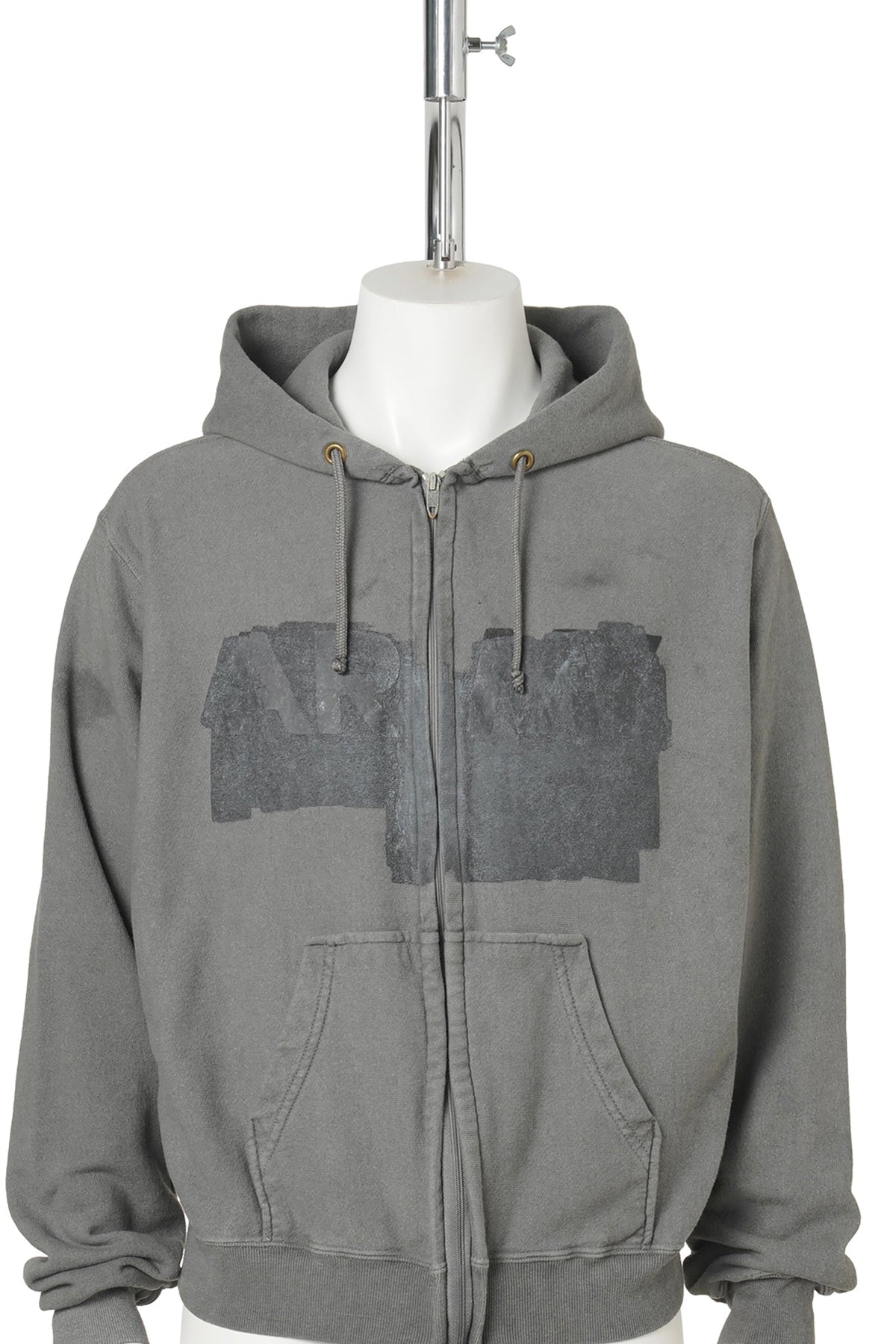 BUFFING / ARMY ZIP UP / CHARCOAL