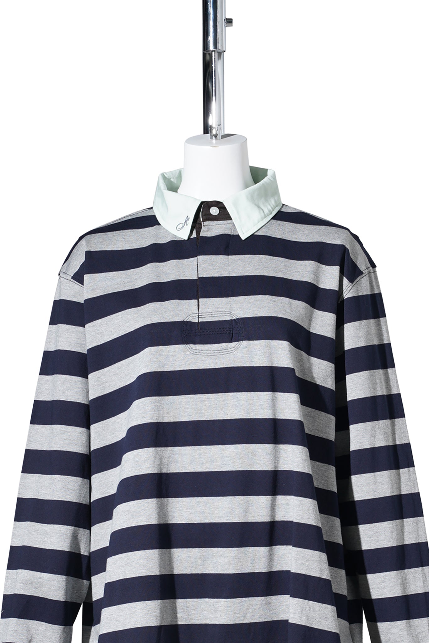 RUGGER SHIRT / NAVY GRAY