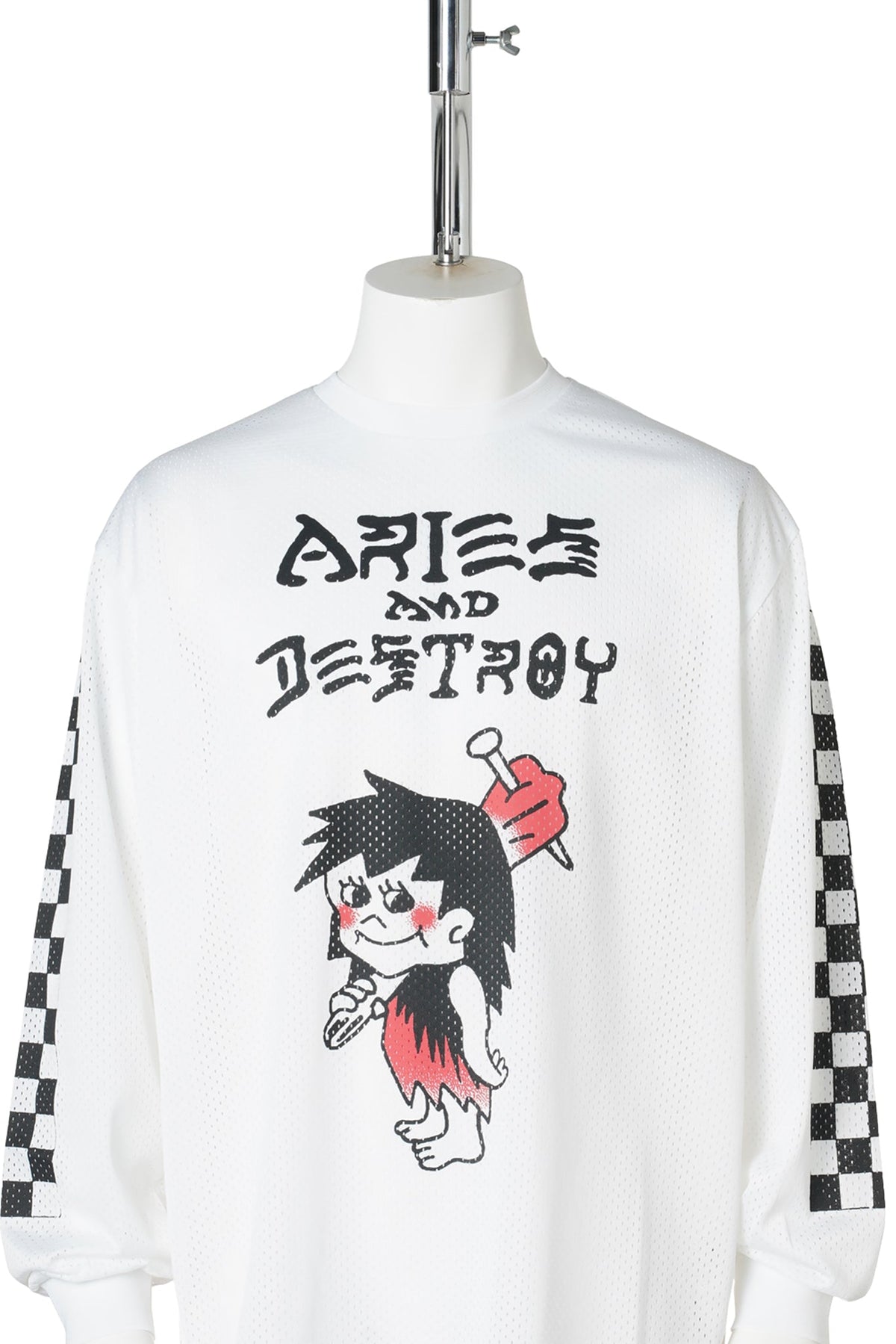 AIRTEX CARTOON PAGANS LS TEE / WHITE