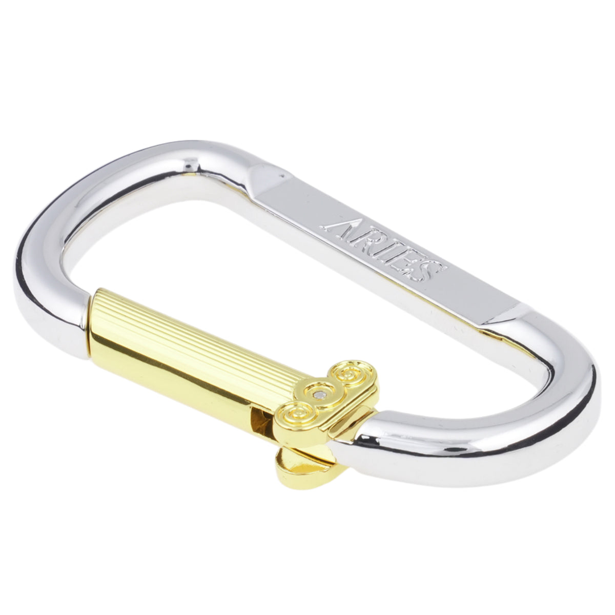 COLUMN CARABINER / SILVER/GOLD