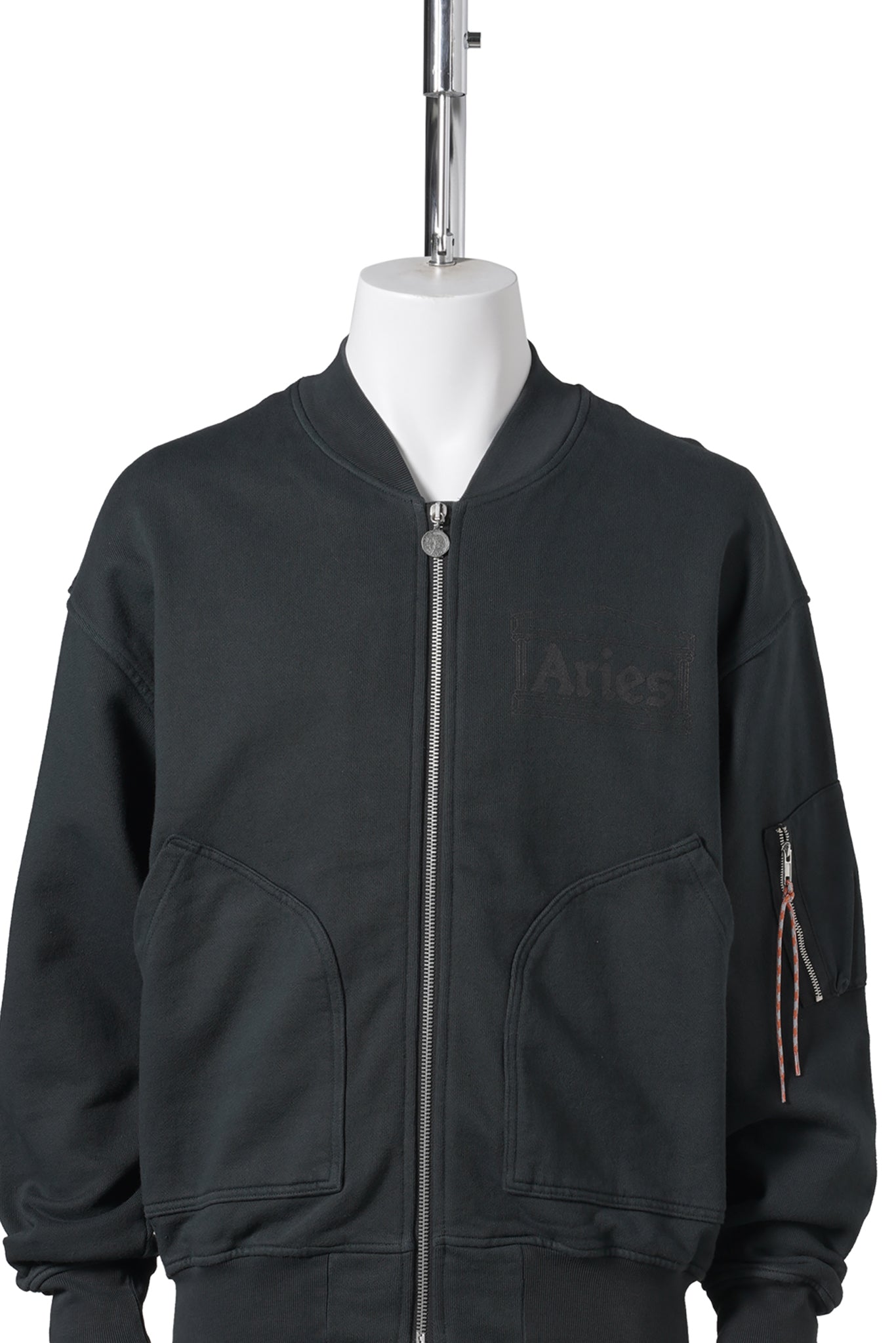 PREMIUM FADED TEMPLE BOMBER / BLACK
