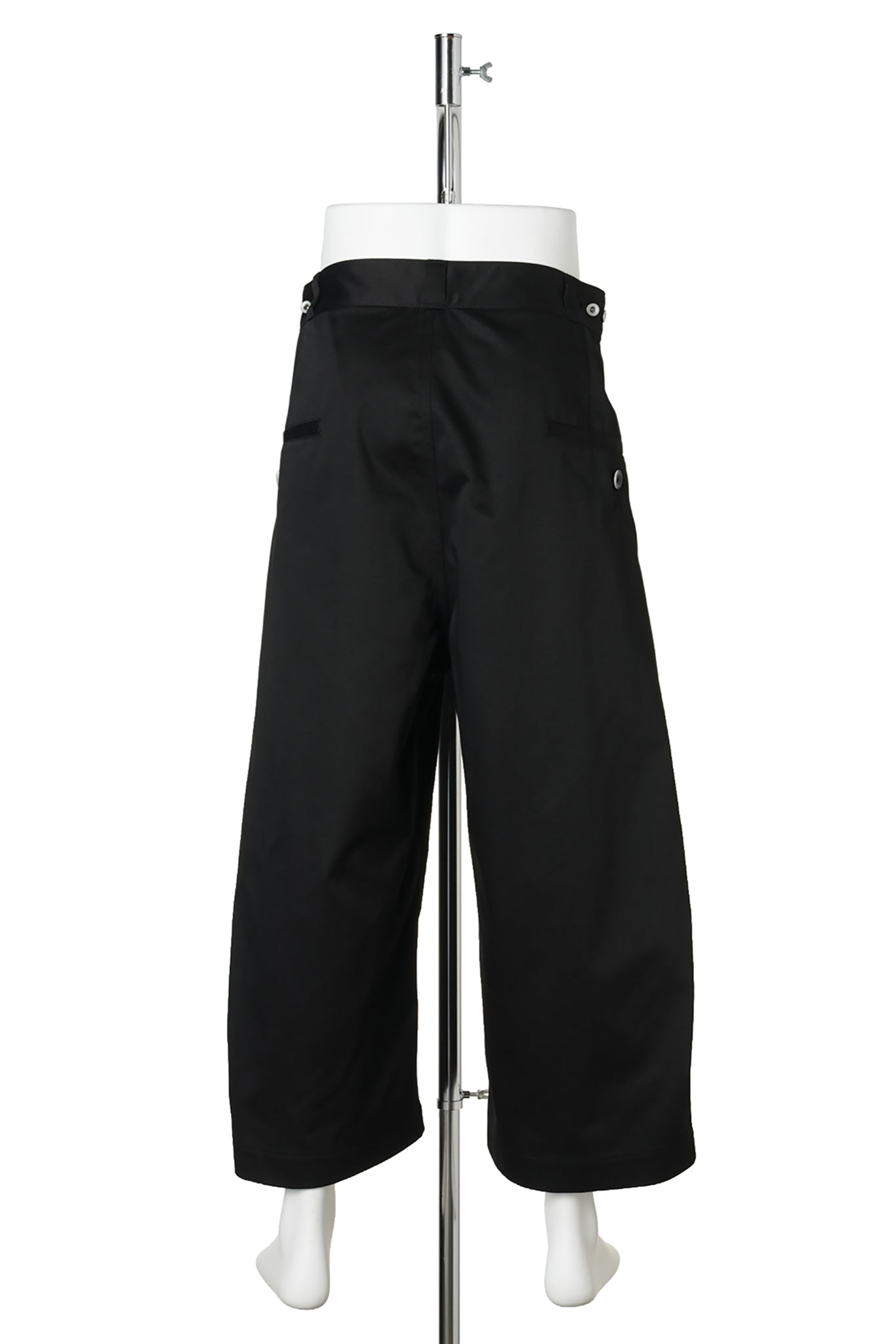 WRAP CHINO PANTS / BLACK