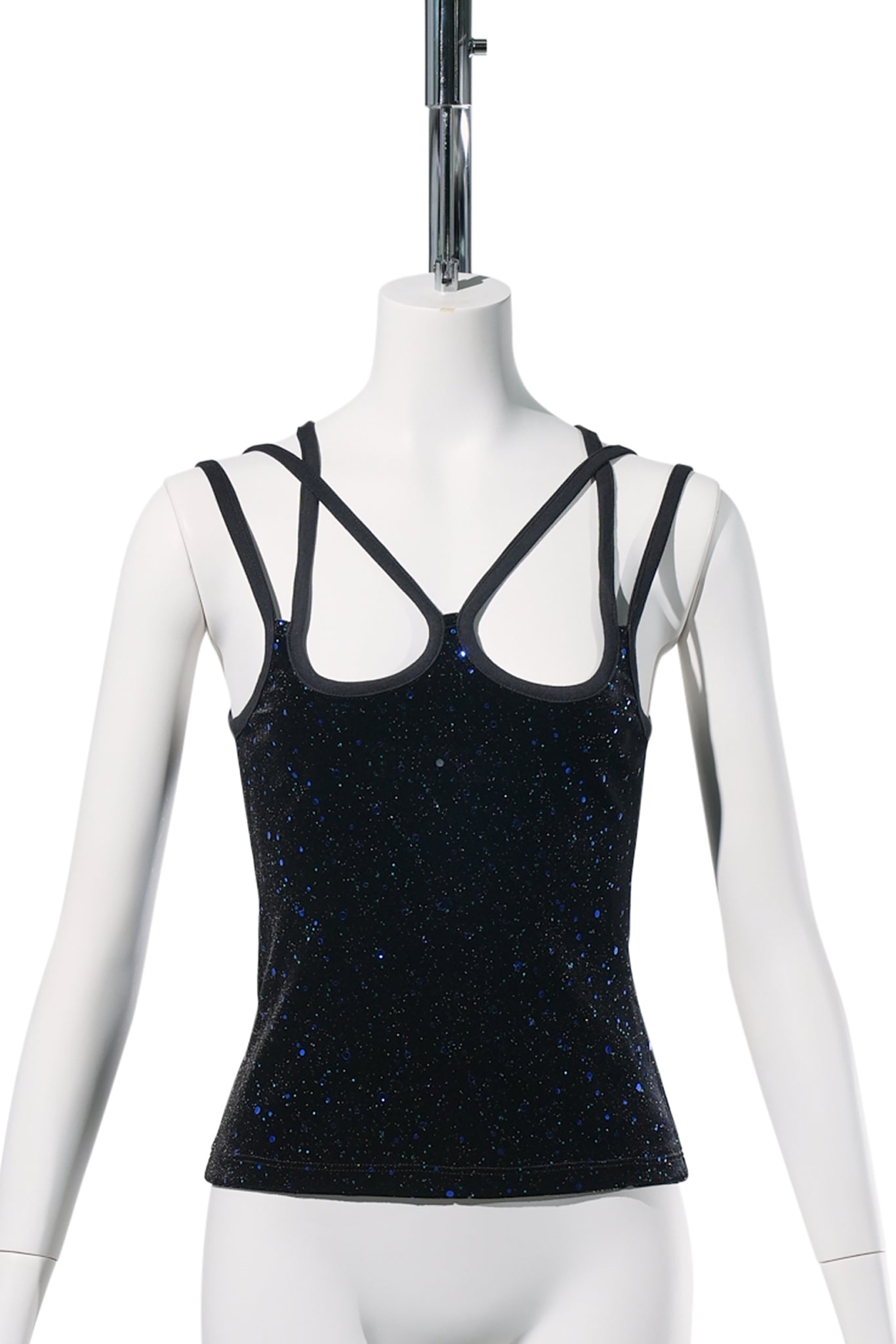 TOVA MULTI STRAP TOP GALAXY / BLACK