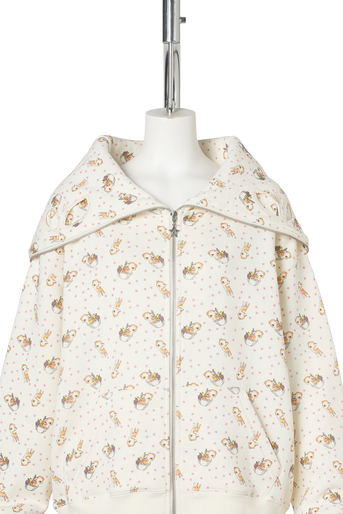 BUTTERFLY HOODIE / PEACH DEER
