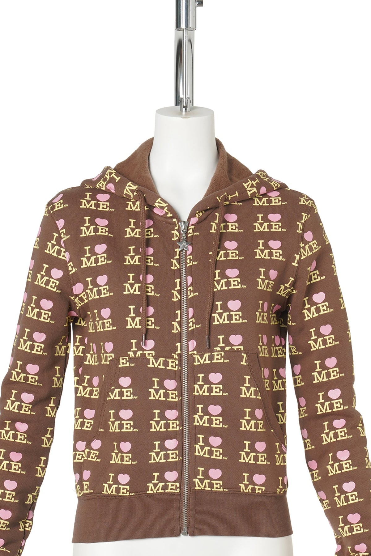 SHRUNK BABY HOODIE / I HEART ME CHOCO