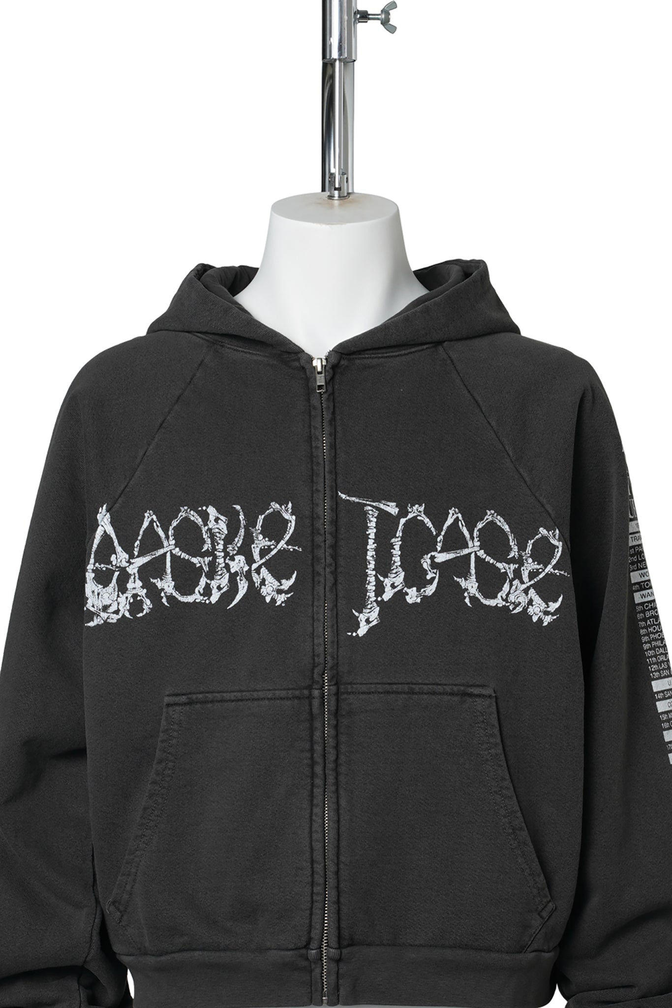 MASSACRE, ZIP UP / VINTAGE BLACK