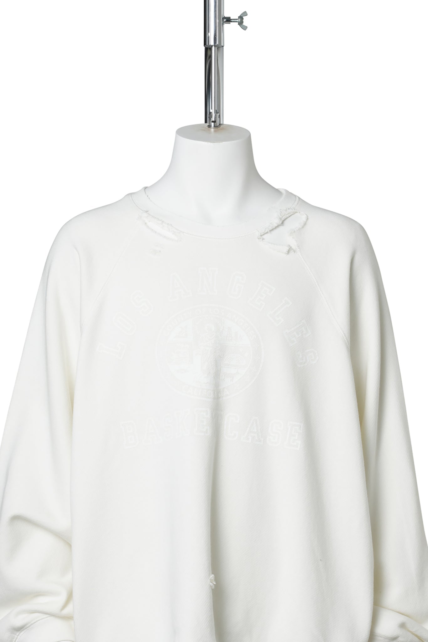 LOS ANGELES, CREWNECK / WHITE