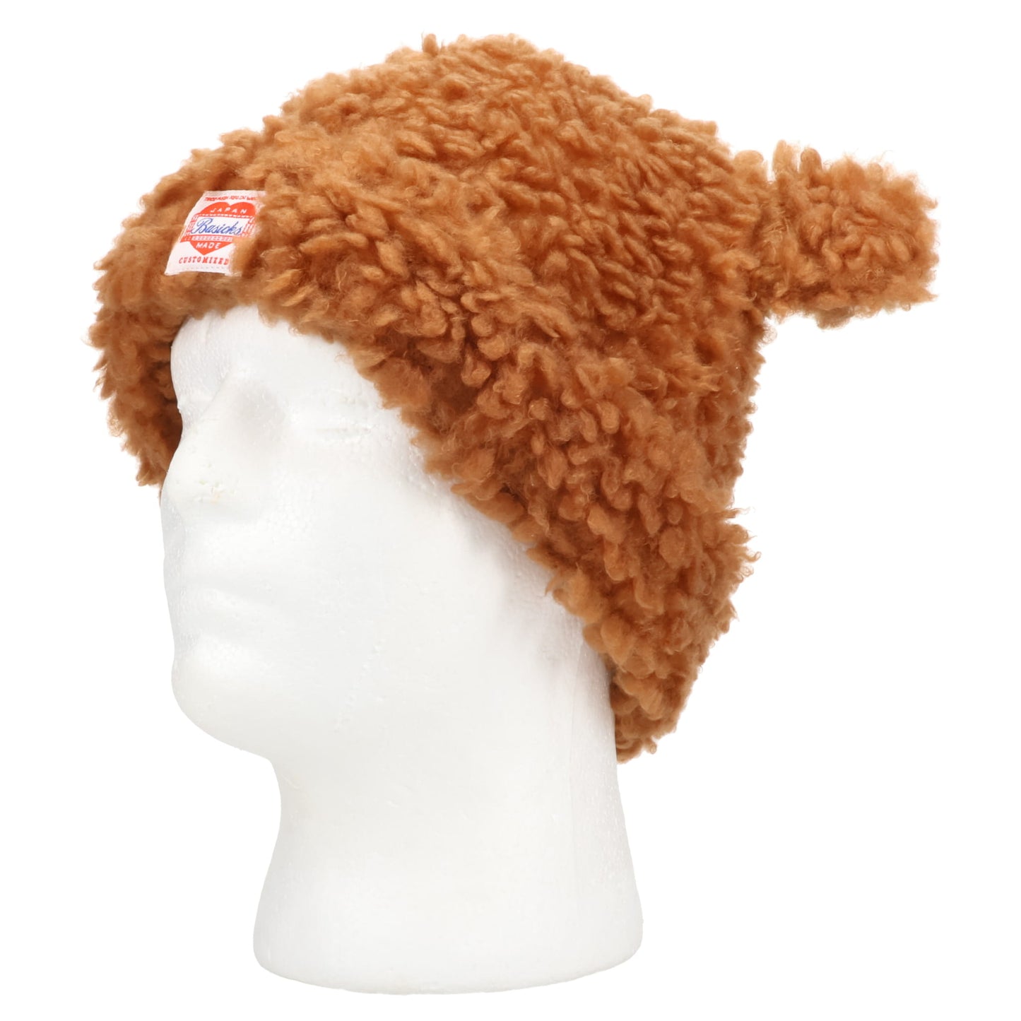 BEAR BEANIE / DARK BROWN