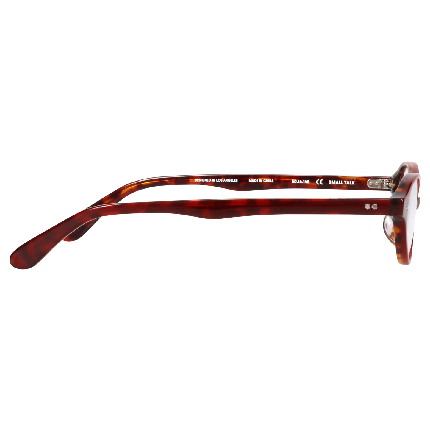 SMALL TALK / RED TORTOISE & CLEAR LENS