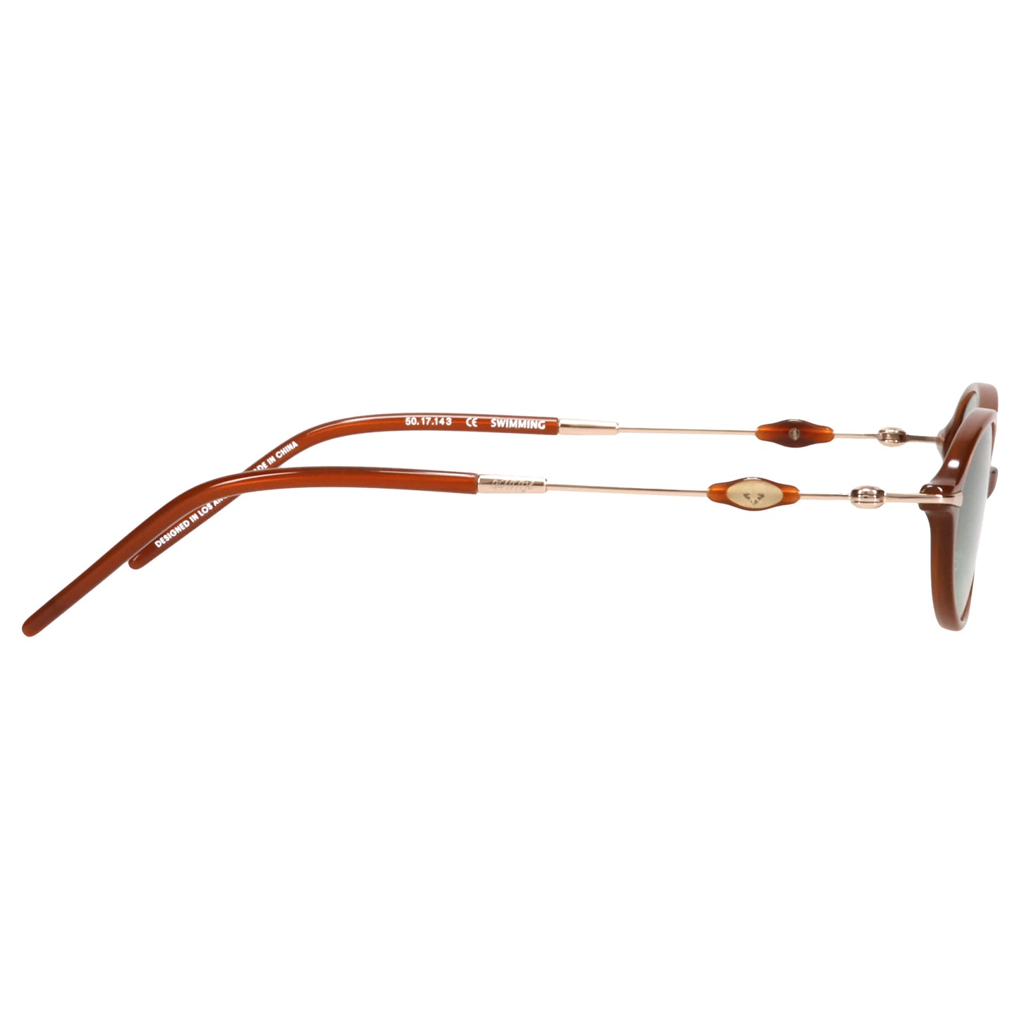 SWIMMING / GOLD DARK BROWN & GREEN GRADIENT