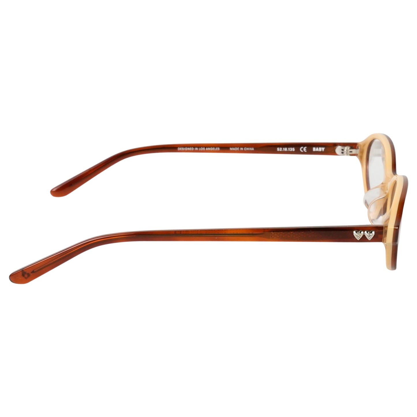 BABY / LAYERED BROWN TORTOISE & CLEAR LENS