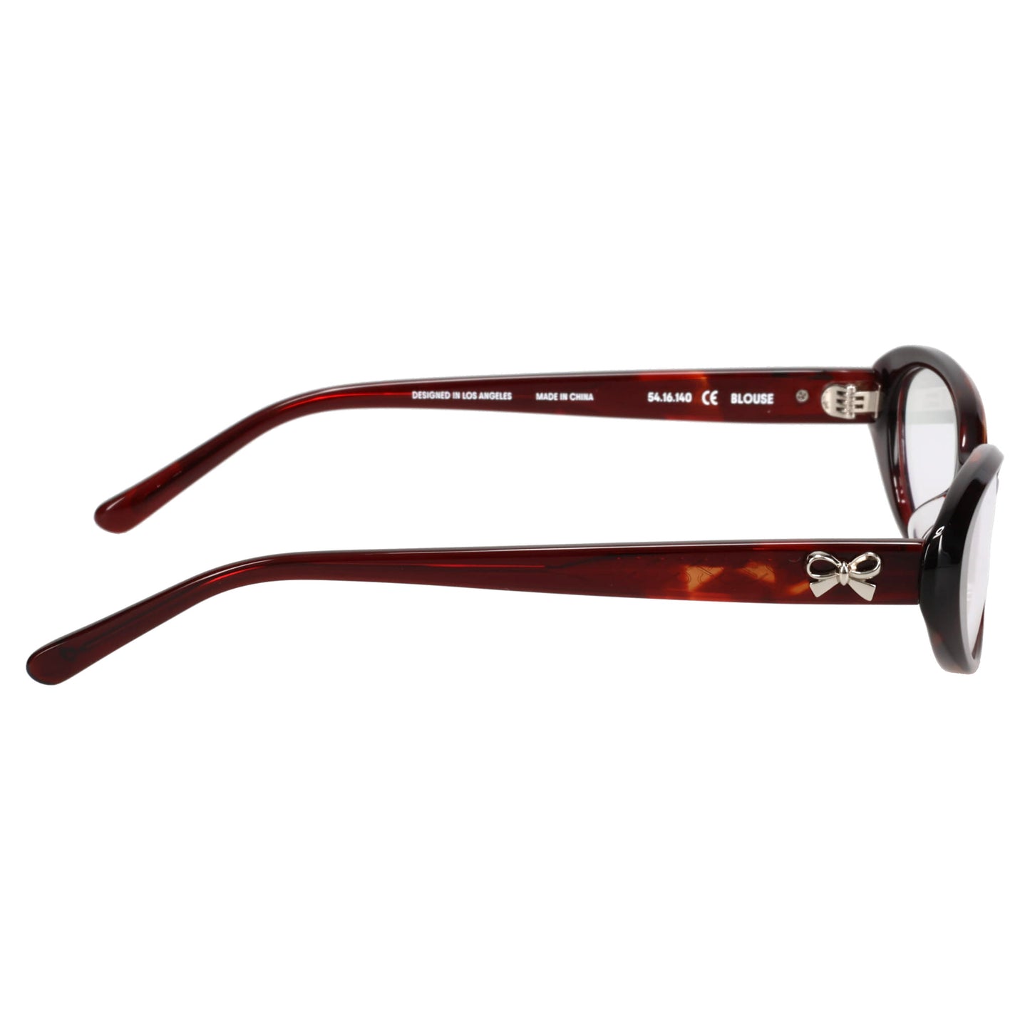 BLOUSE / RED TORTOISE & CLEAR LENS