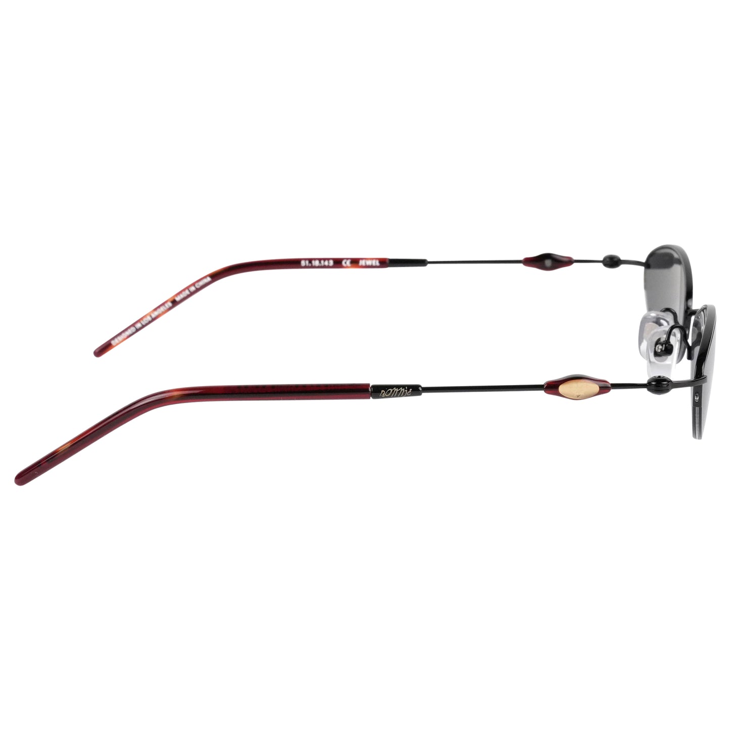 JEWEL / BLACK RED TORTOISE & BLACK LENS