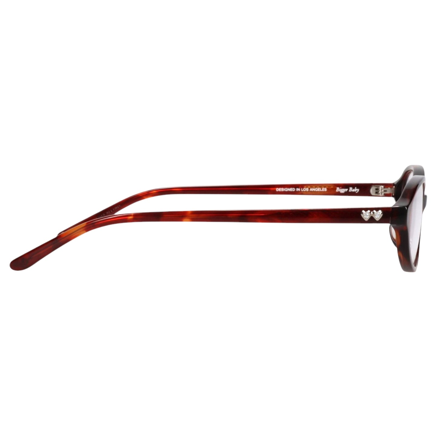 BIGGER BABY / RED TORTOISE & CLEAR LENS