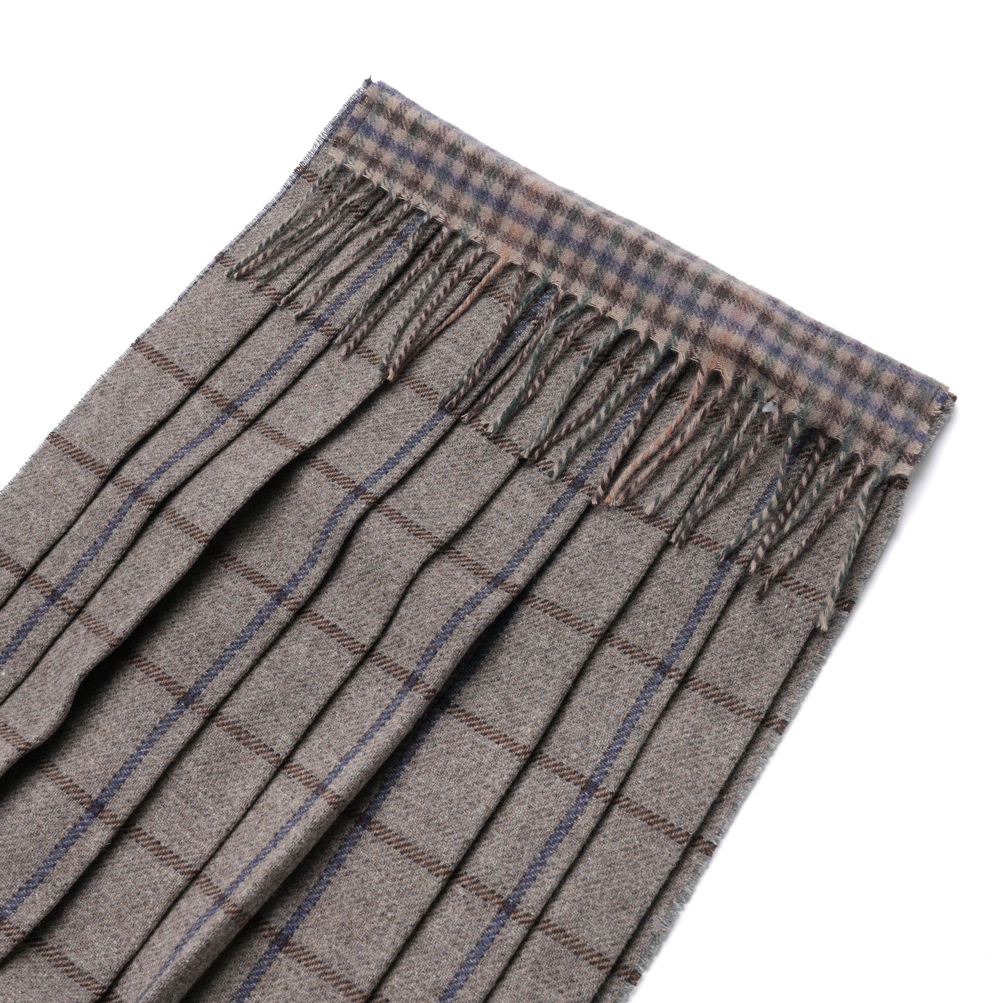 1 PLISSEEEDGE / BLS445:BROWN CHECK/TARTAN