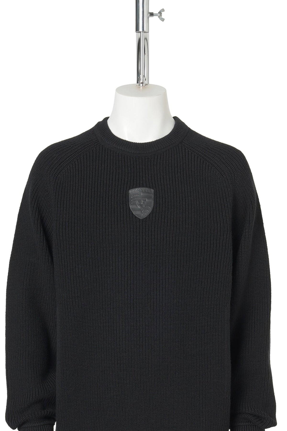 VIRGIN-WOOL SWEATER / BLACK