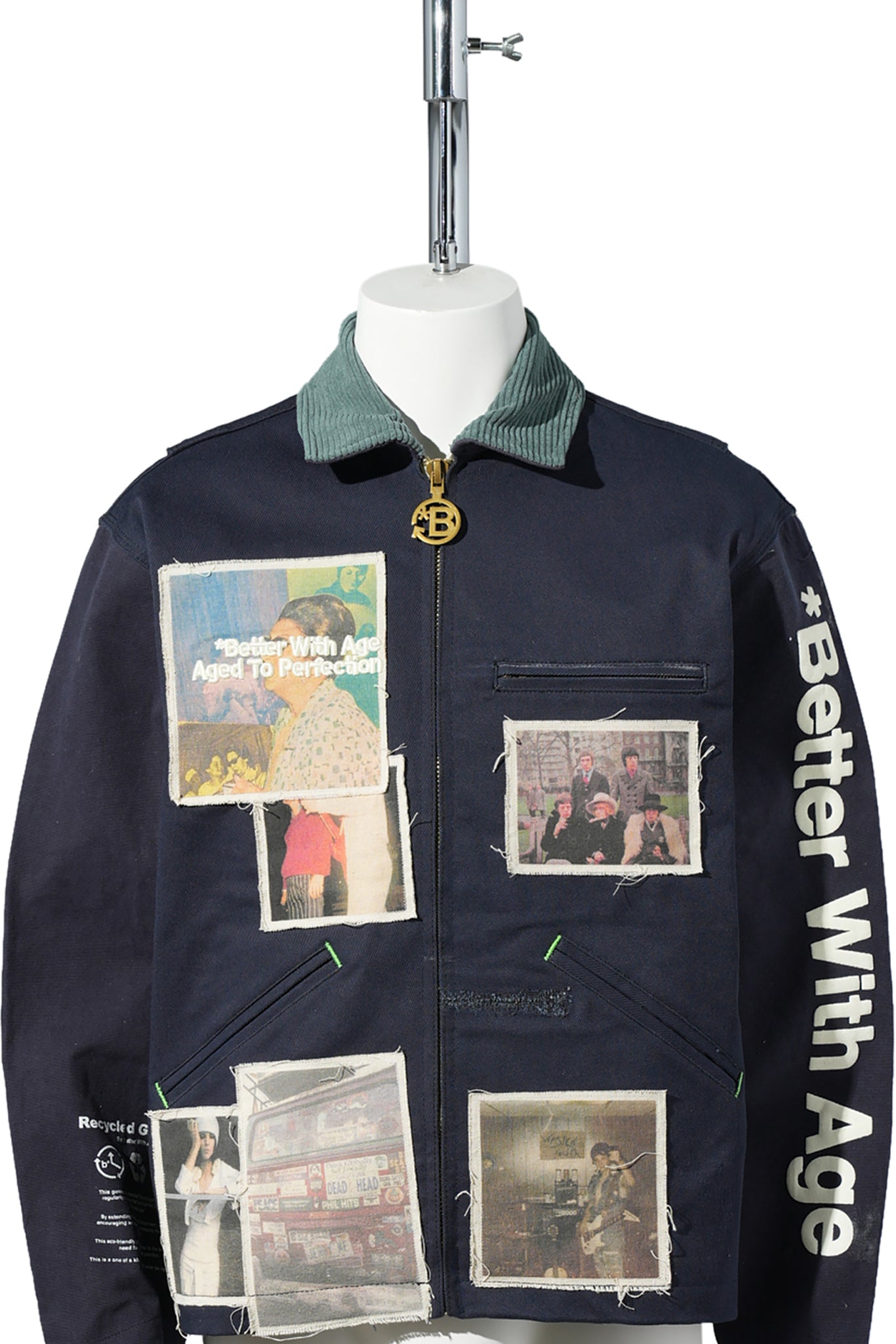 SCANDAL RECONSTRUCTED WORKWEAR JACKET / NAVY