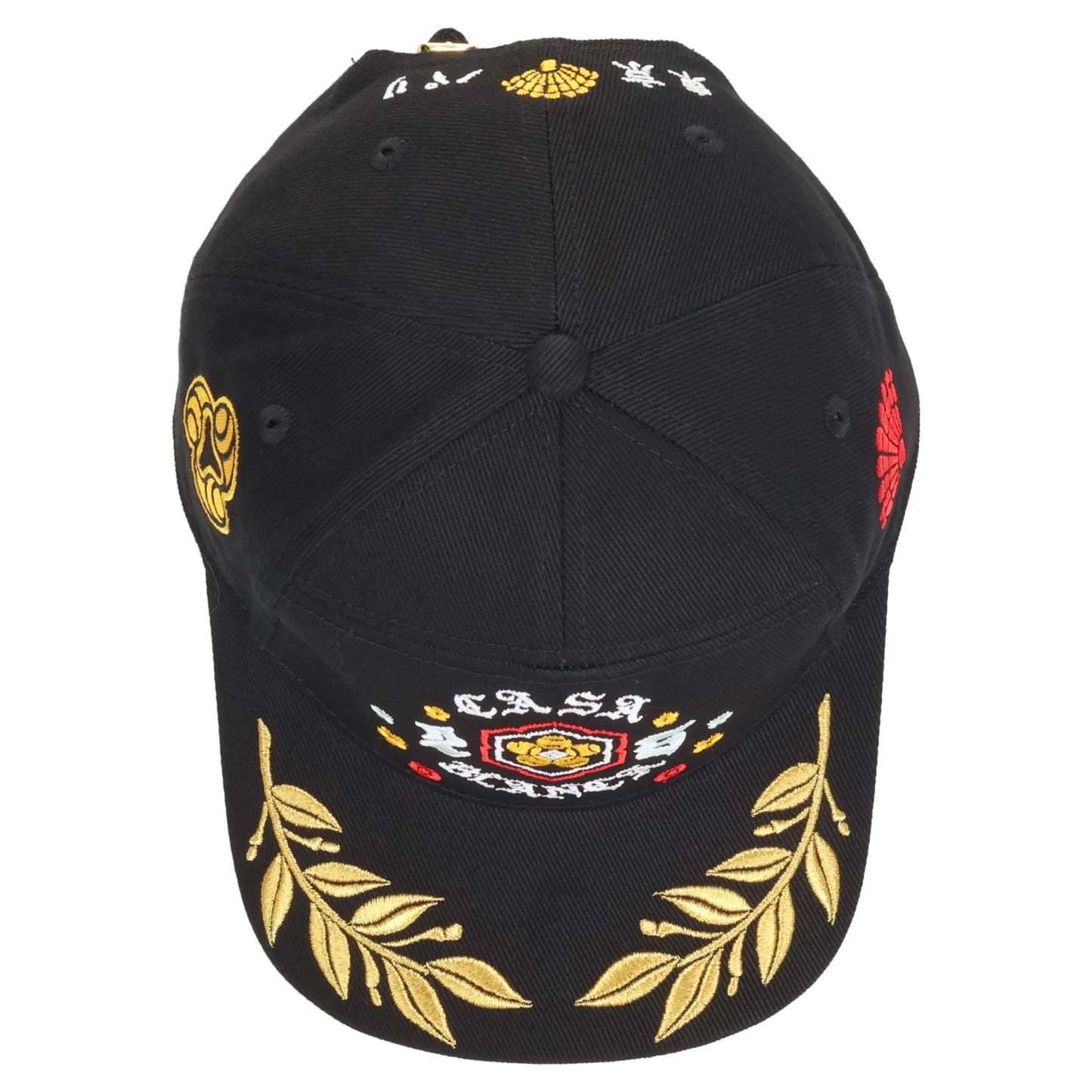 BOSOZUKU LAUREL EMBROIDERED CAP / CSB001:BLACK