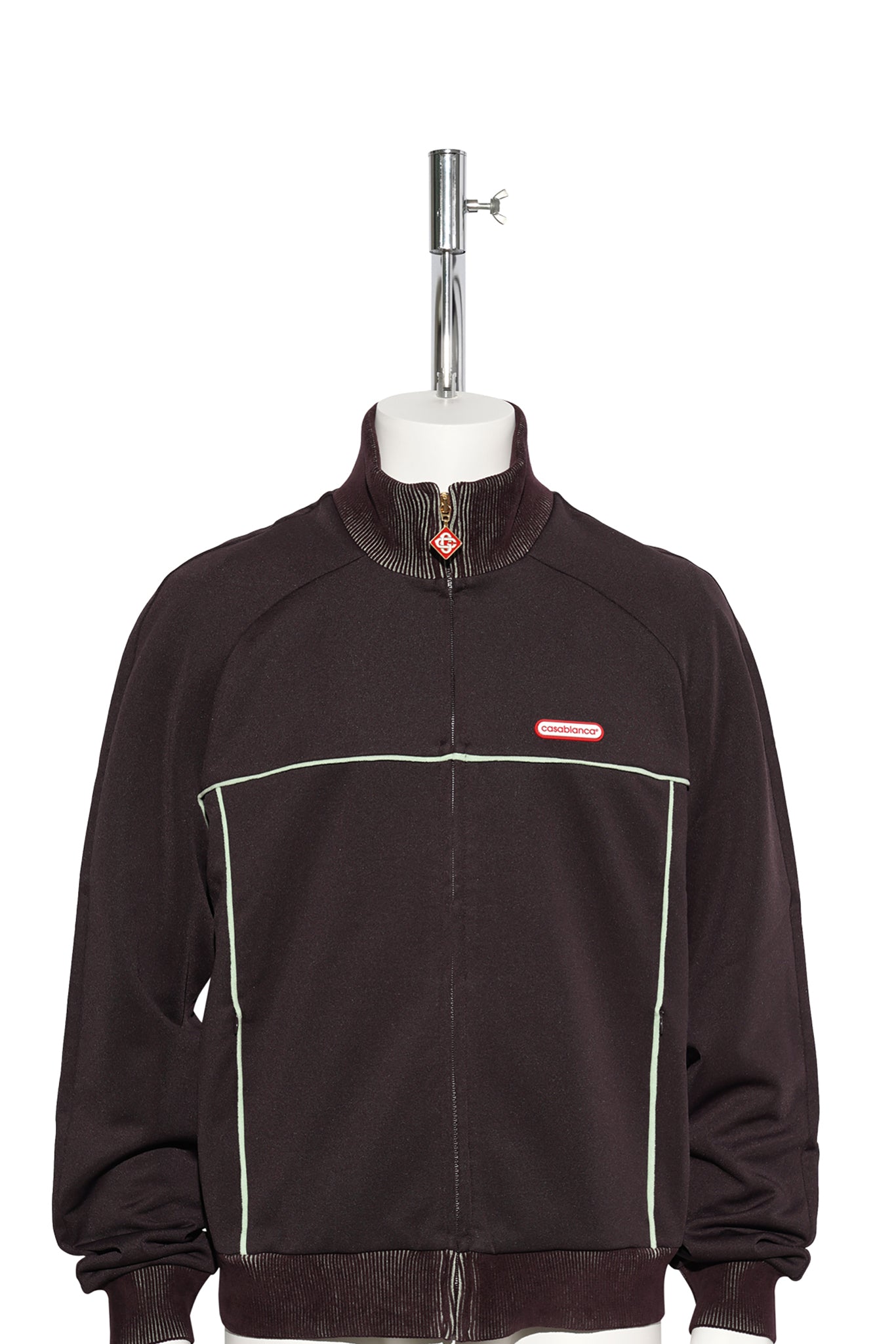 TRICOT TRACK JACKET / CSB725:AUBERGINE